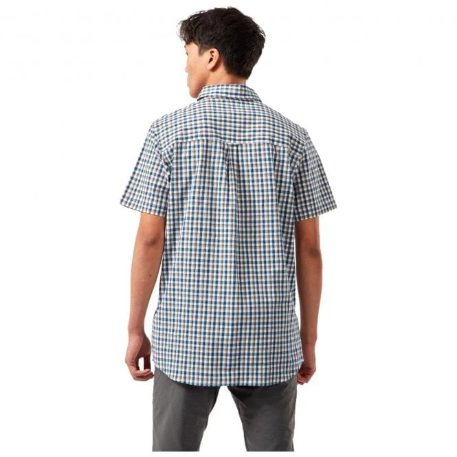 Craghoppers Mens Nour Check Shirt Short Sleeve - Image 3