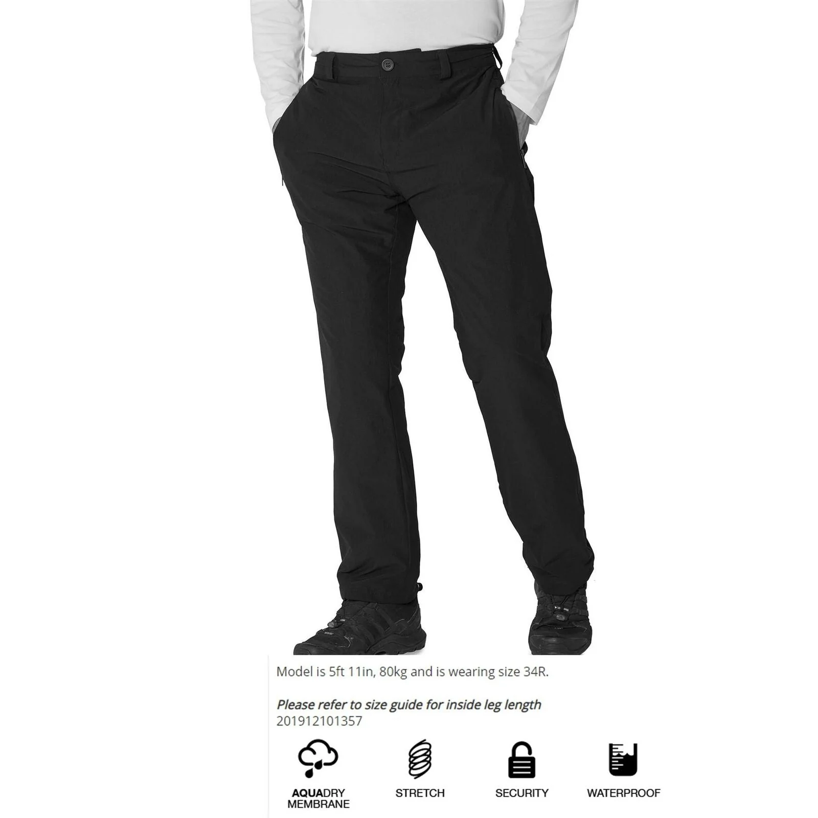 Craghoppers Mens Pro Waterproof Stretch Trousers