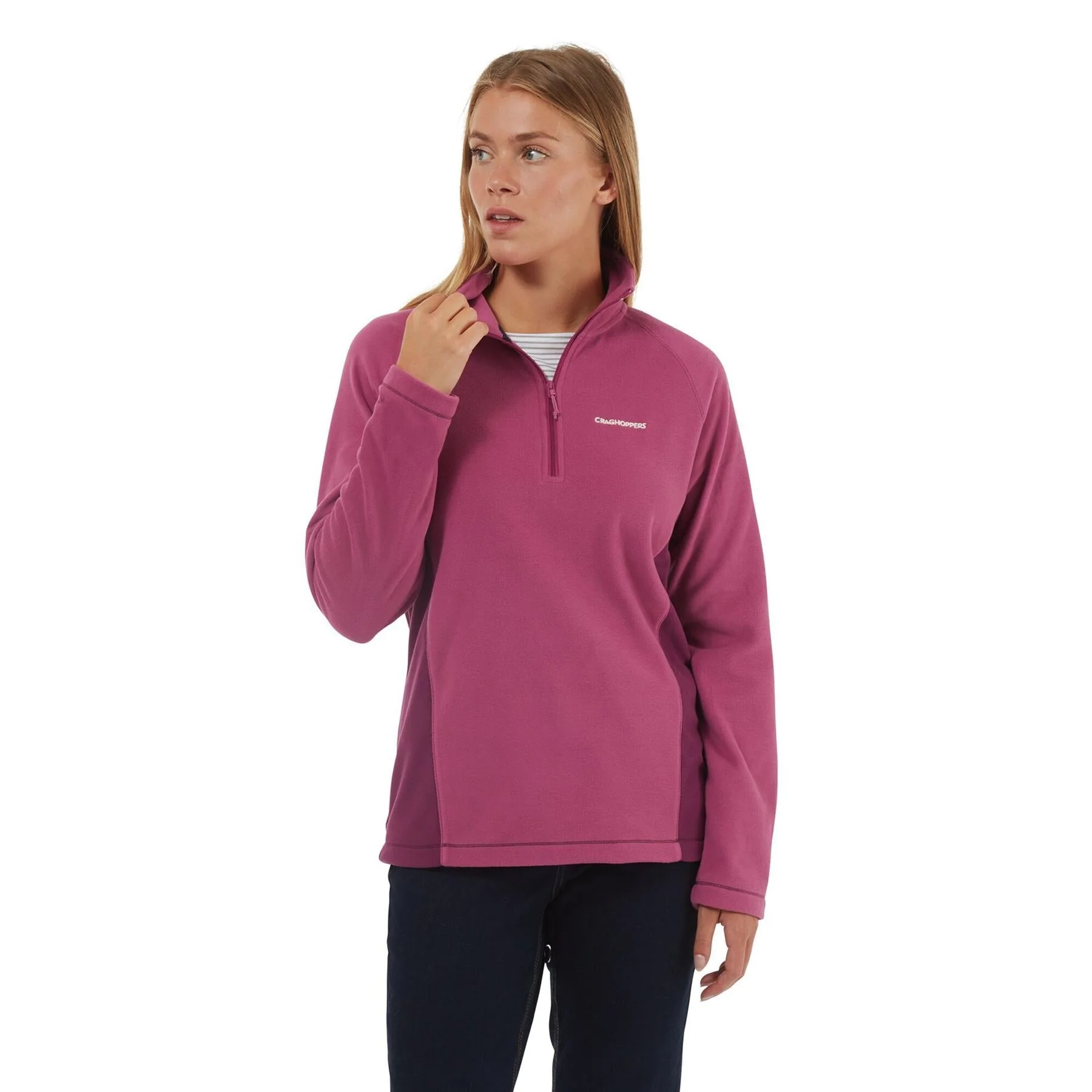 Craghoppers Miska V Womens Half Zip Long Sleeved Fleece - Image 11
