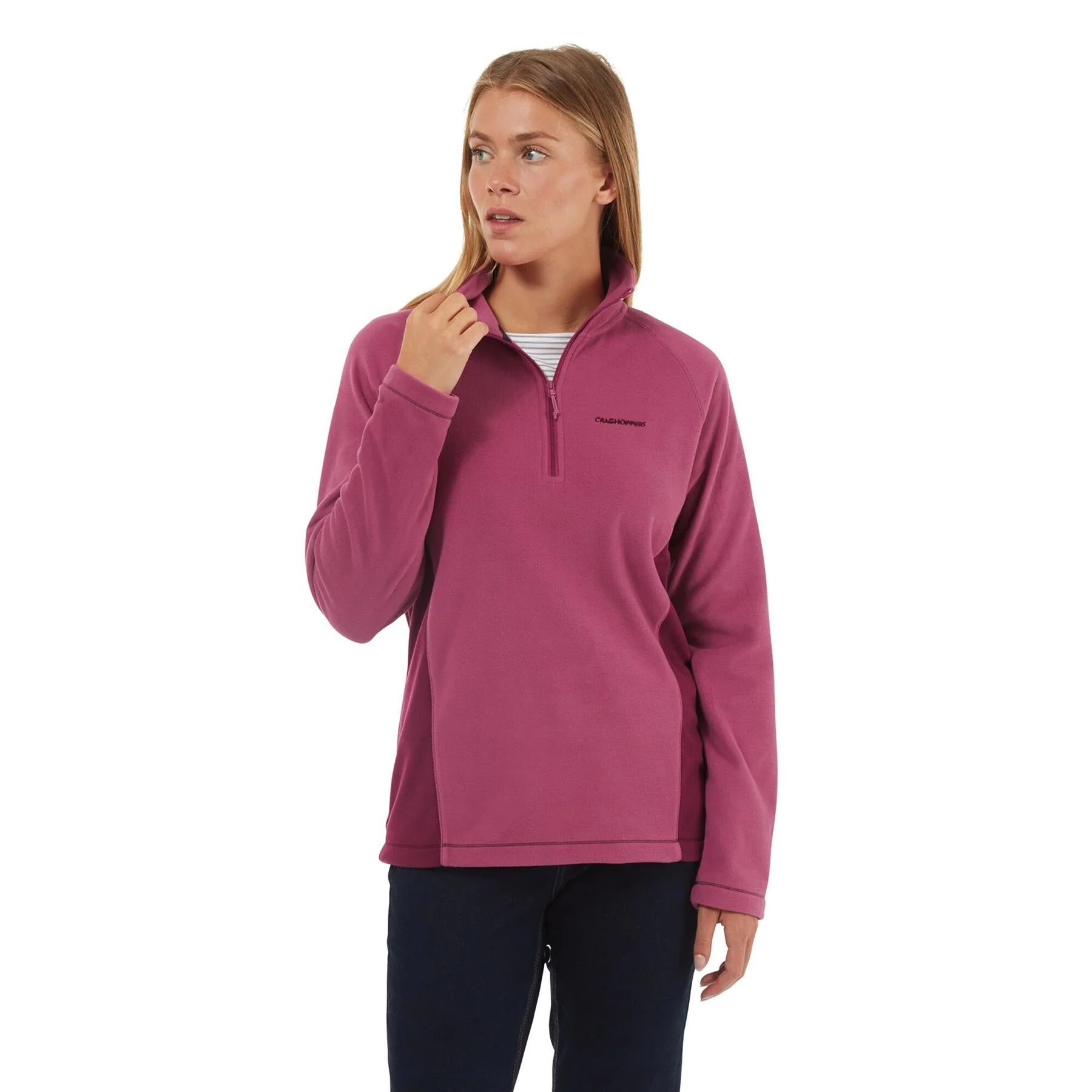 Craghoppers Miska V Womens Half Zip Long Sleeved Fleece - Image 18