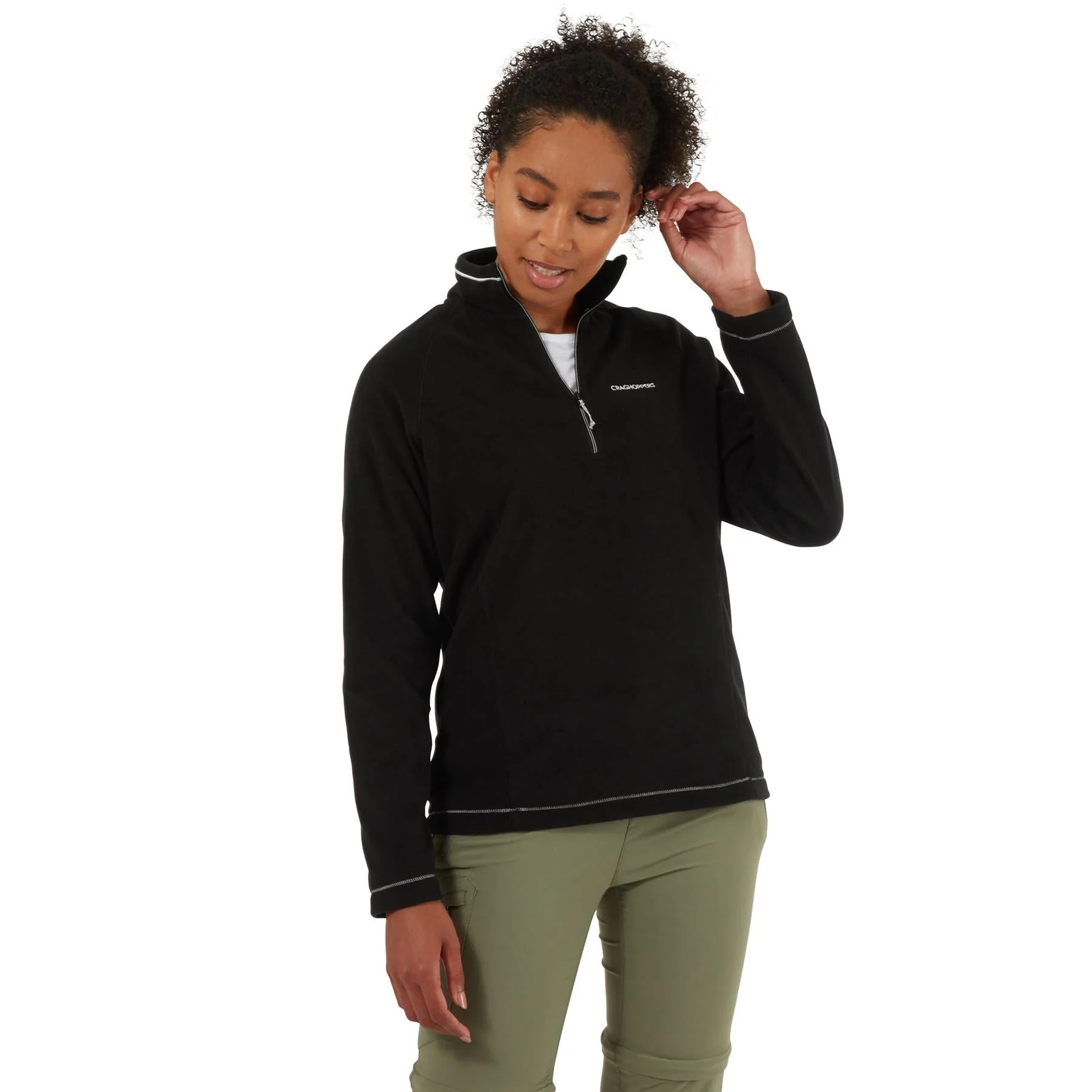 Craghoppers Miska V Womens Half Zip Long Sleeved Fleece - Image 19