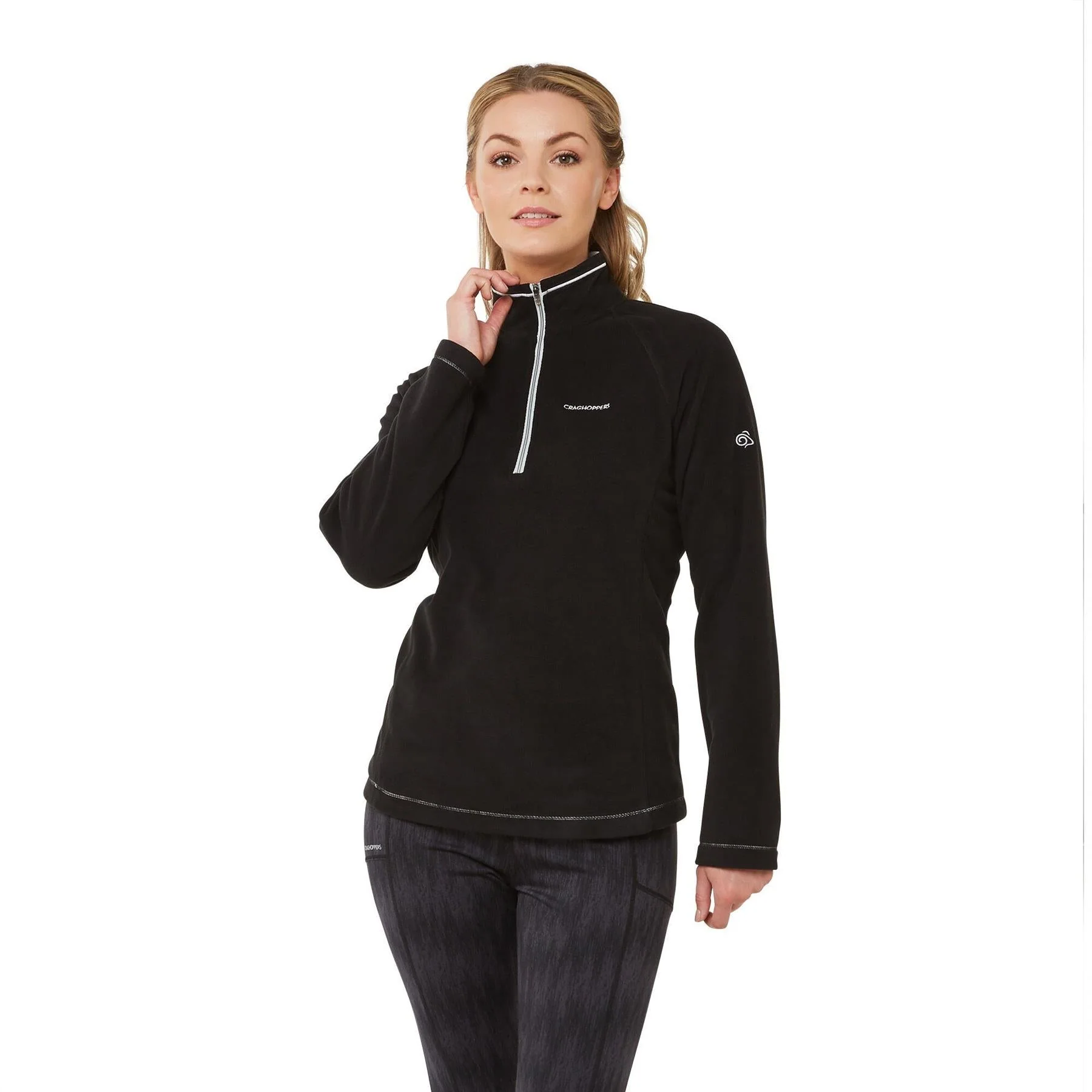 Craghoppers Miska V Womens Half Zip Long Sleeved Fleece - Image 20
