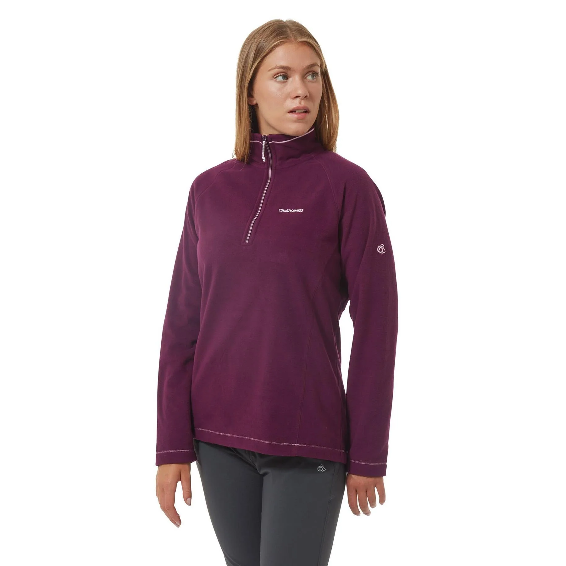 Craghoppers Miska V Womens Half Zip Long Sleeved Fleece - Image 27
