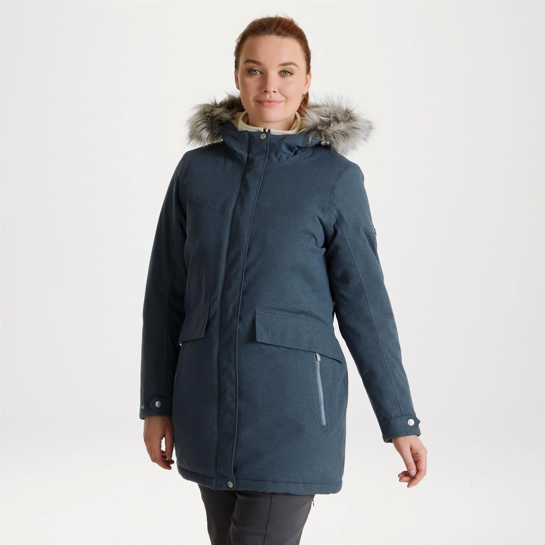 Craghoppers Womens Kirsten Waterproof Insulated Hooded Parka - Image 2