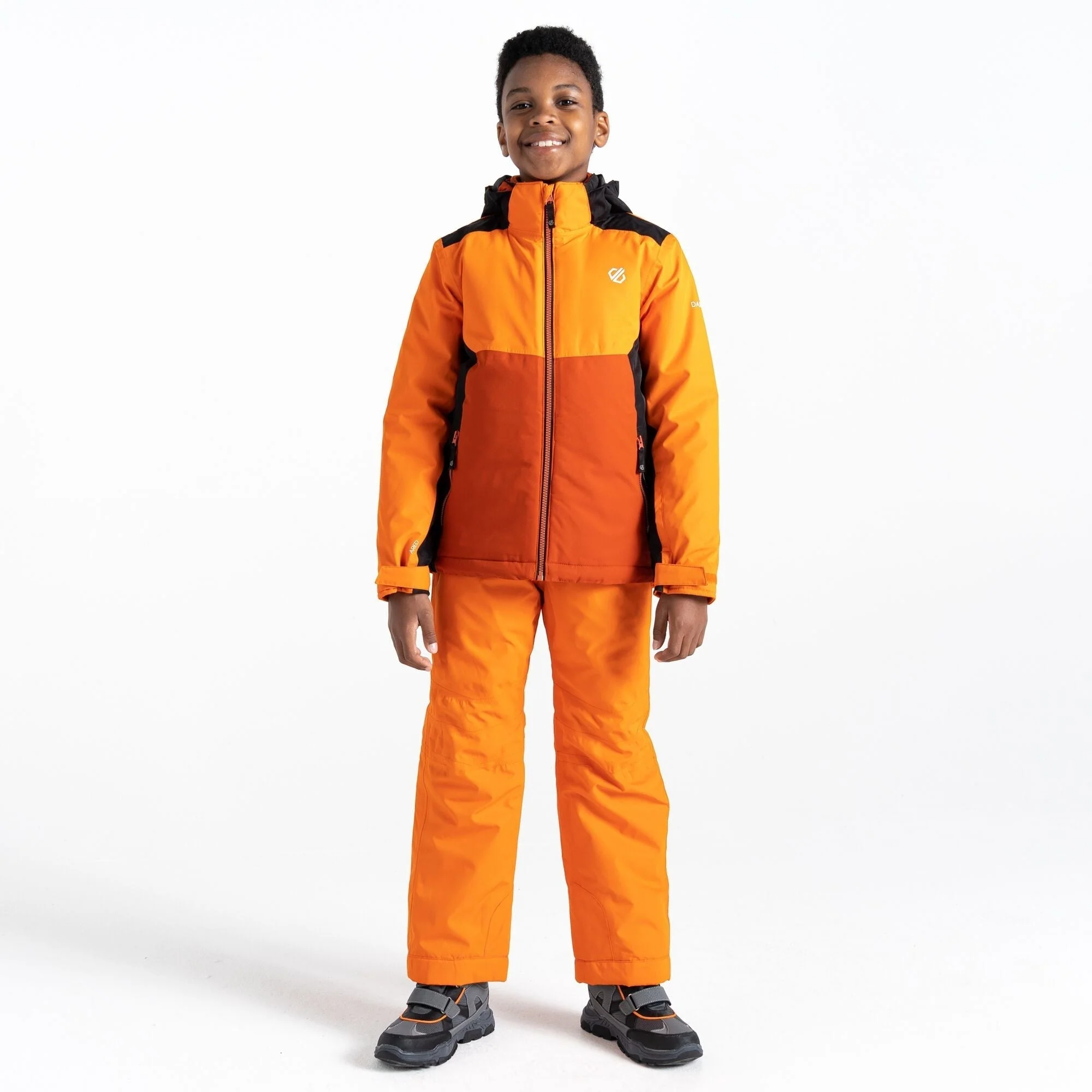 Dare2b Kids' Impose III Ski Jacket | Puffins Orange - Image 2