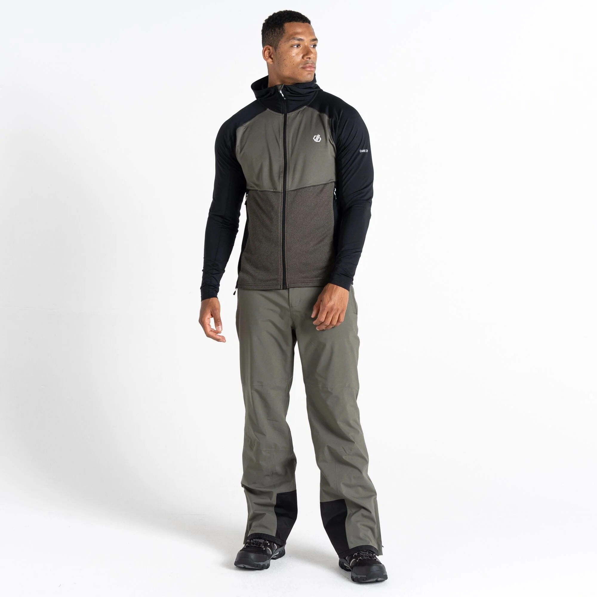 Dare2B Men's Assimilate Hooded Core Stretch Midlayer - Image 2
