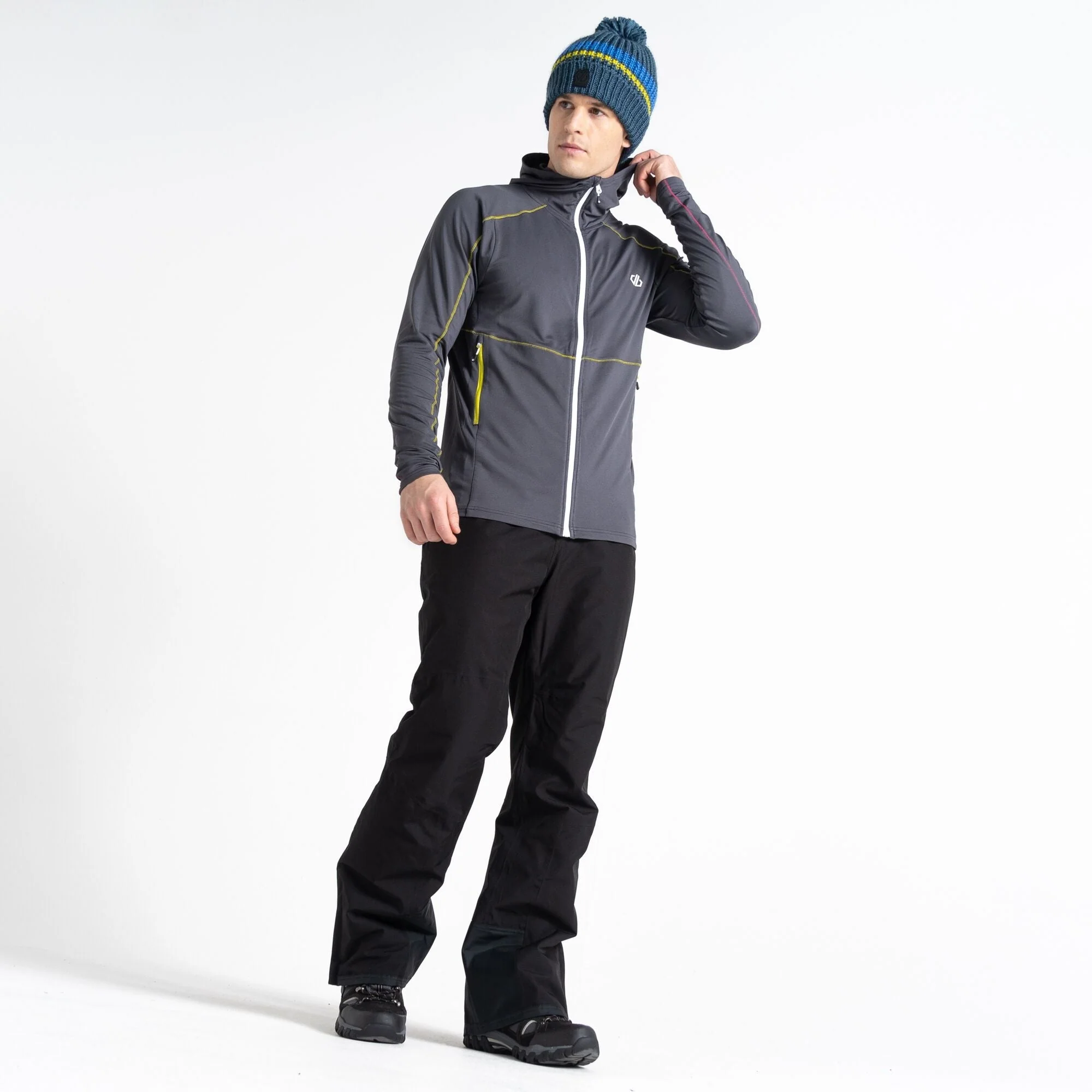 Dare2B Men's Assimilate Hooded Core Stretch Midlayer - Image 7