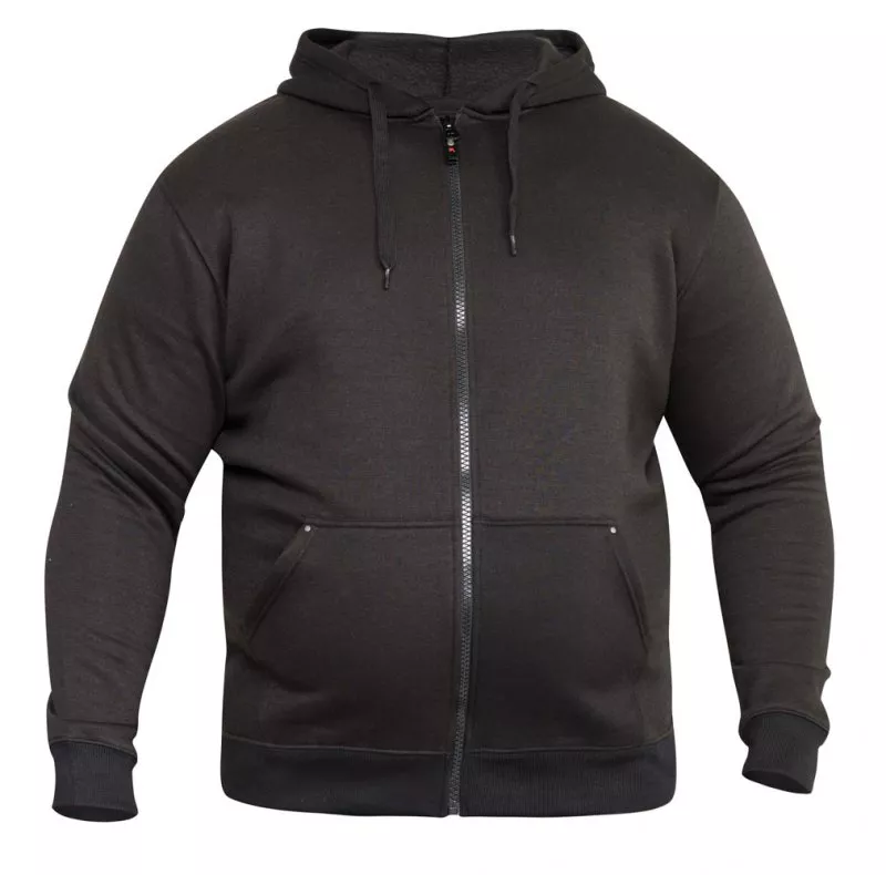 Duke Clothing D555 Cantor Rockford Heavy Weight Zip Through Hooded Sweatshirt - Image 3