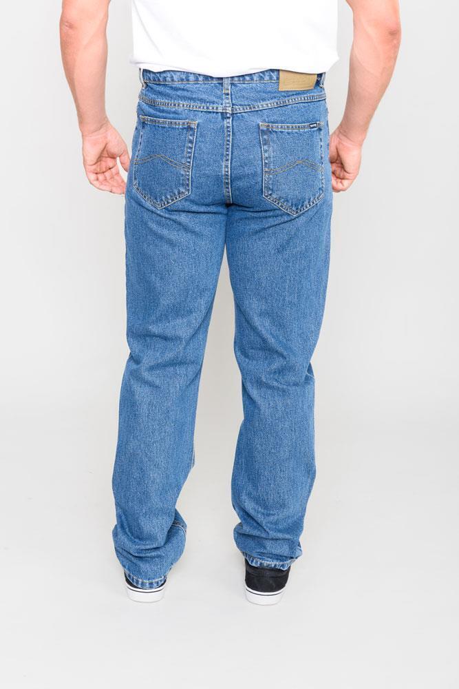 Duke Clothing Stonewash Rockford Comfort Fit Jeans - Image 3