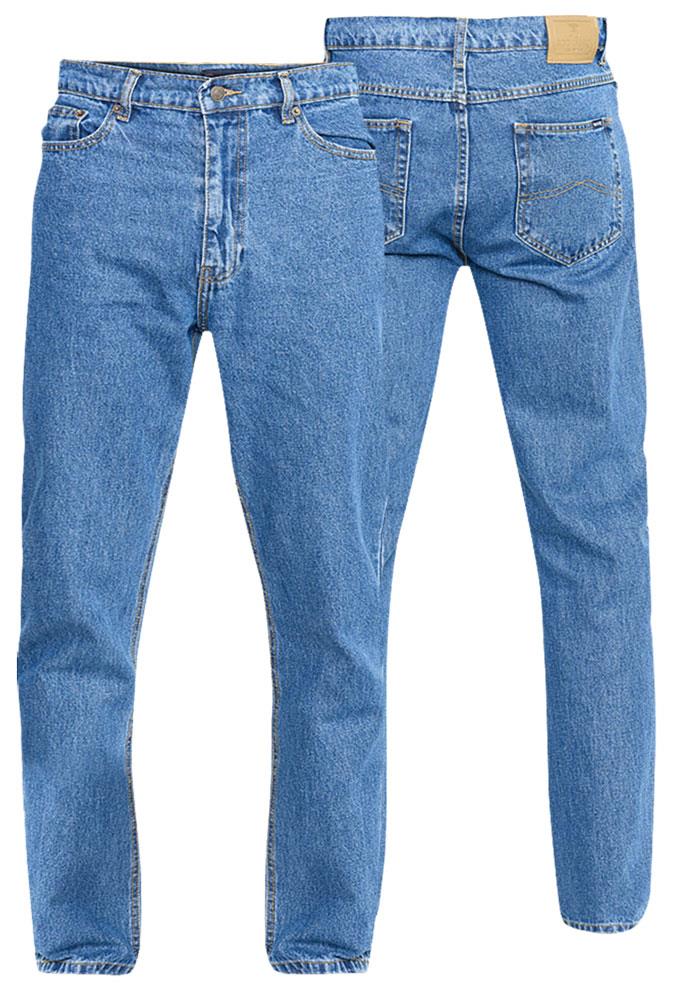 Duke Clothing Stonewash Rockford Comfort Fit Jeans - Image 4