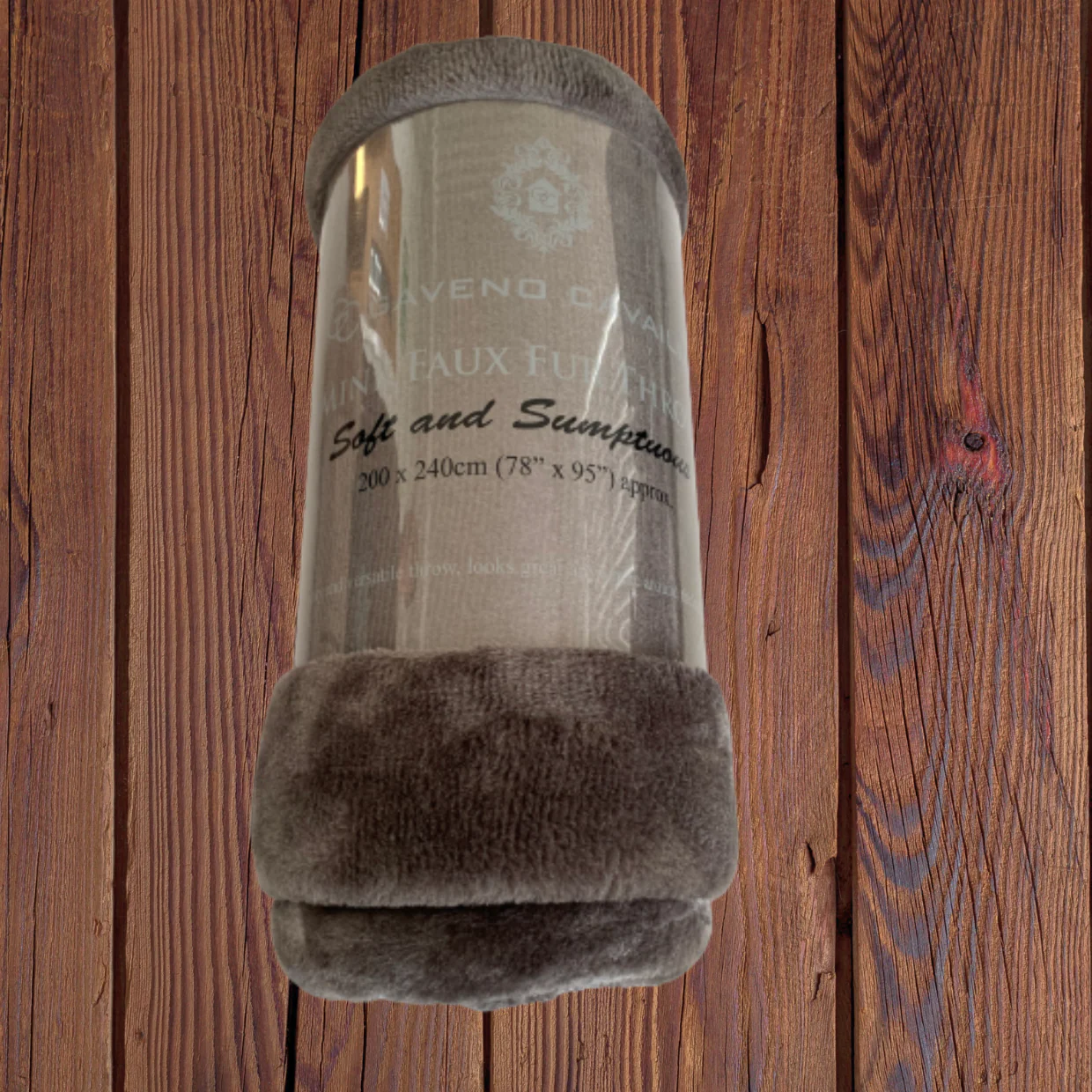 Faux Fur Fleece Throw Soft Warm Throw Blanket - Image 4
