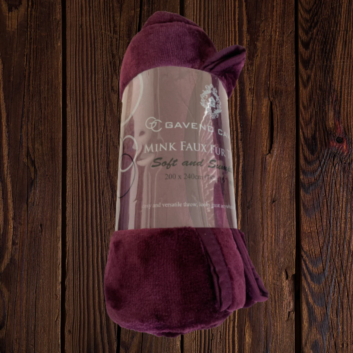 Faux Fur Fleece Throw Soft Warm Throw Blanket - Image 5