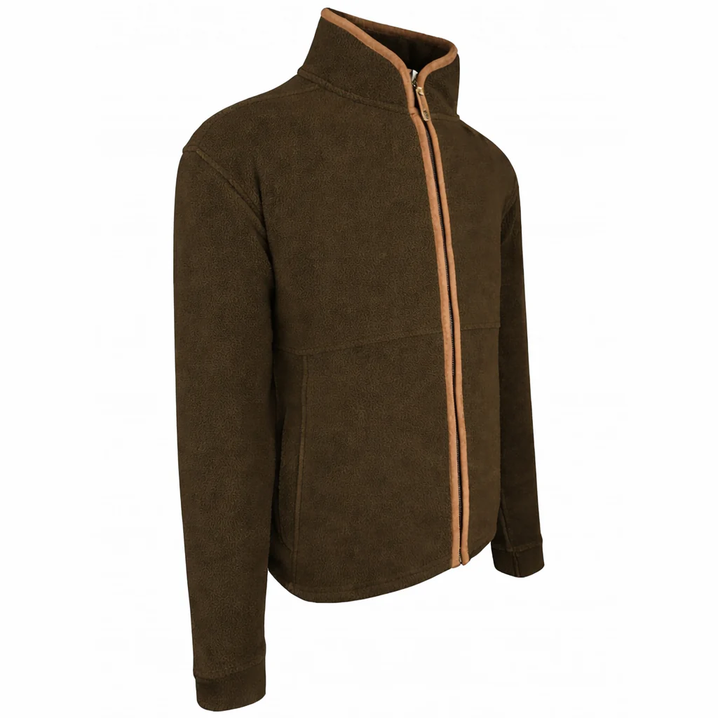 Hazy Blue Finley Mens Full Zip Fleece Jacket - Image 11