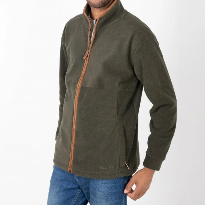 Hazy Blue Finley Mens Full Zip Fleece Jacket - Image 5