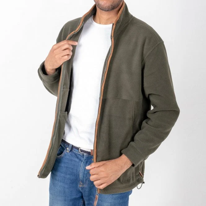 Hazy Blue Finley Mens Full Zip Fleece Jacket - Image 6