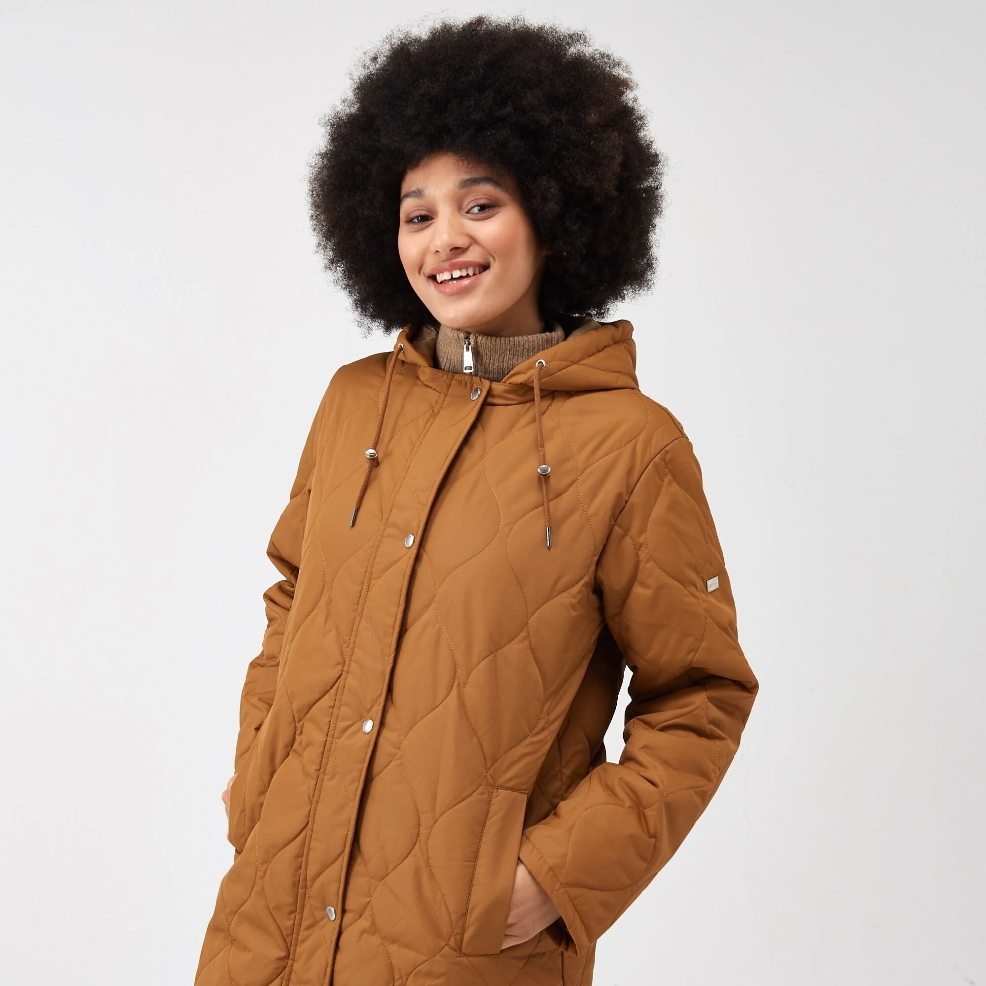 Giovanna Fletcher Collection - Jaycee Quilted Jacket | Rubber - Image 4