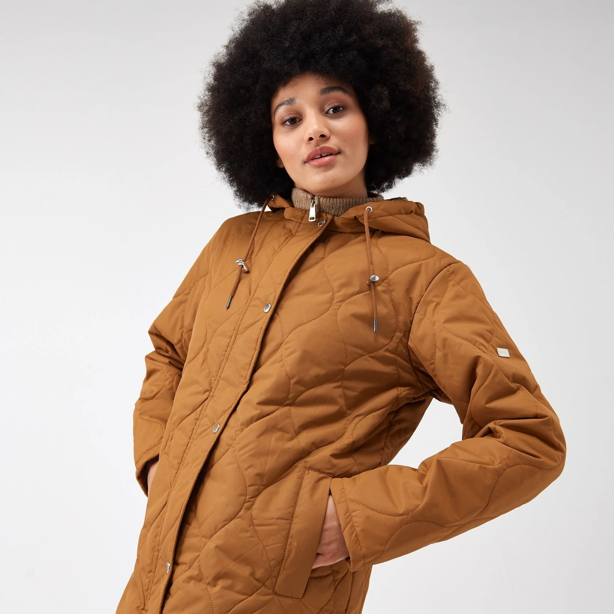 Giovanna Fletcher Collection - Jaycee Quilted Jacket | Rubber - Image 6