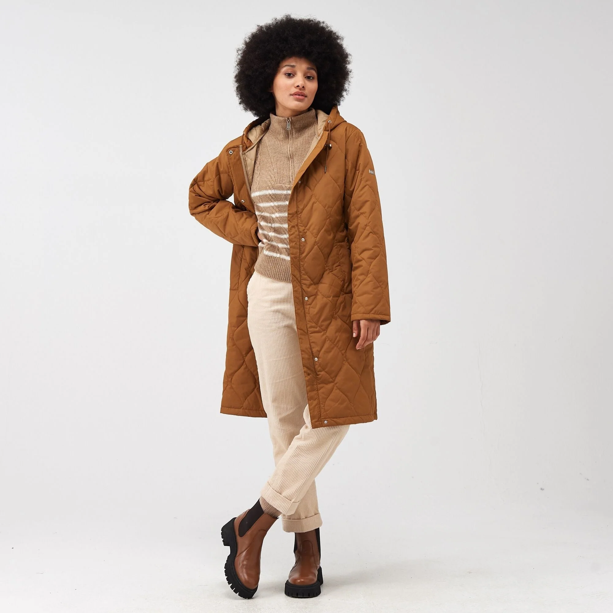 Giovanna Fletcher Collection - Jaycee Quilted Jacket | Rubber - Image 7
