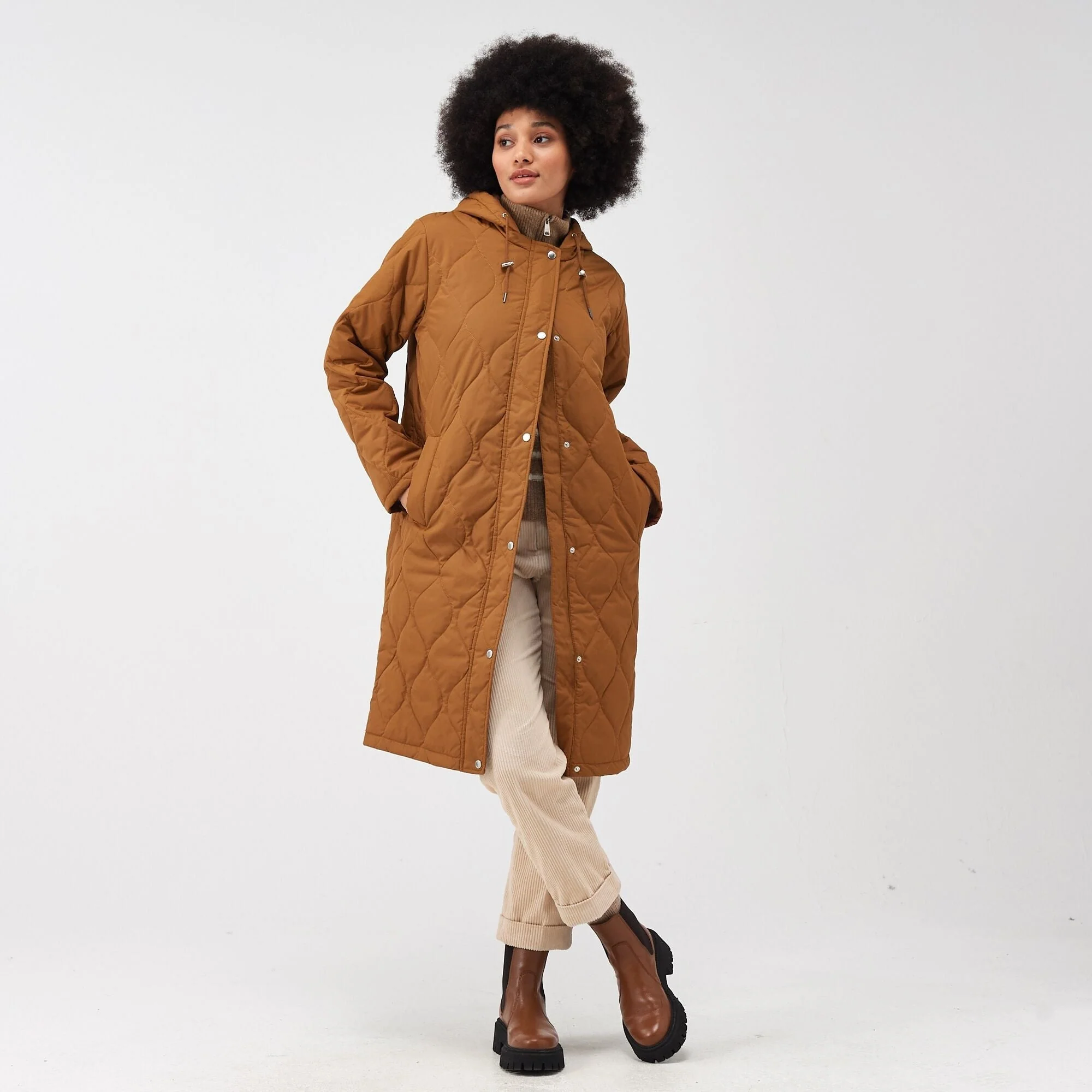 Giovanna Fletcher Collection - Jaycee Quilted Jacket | Rubber - Image 8