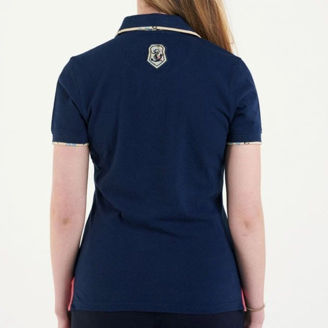 Hazy Blue Womens Short Sleeve Polo Shirt - Bella - Image 8