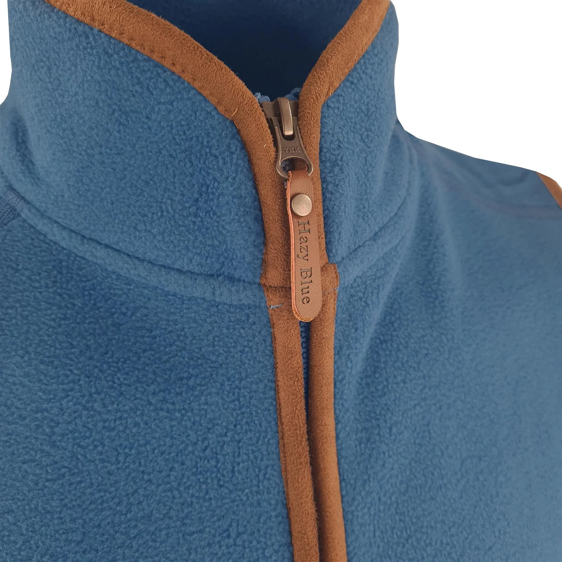 Hazy Blue Mens Fleece Waistcoat Gilet Bodywarmer - Bentley - Image 16
