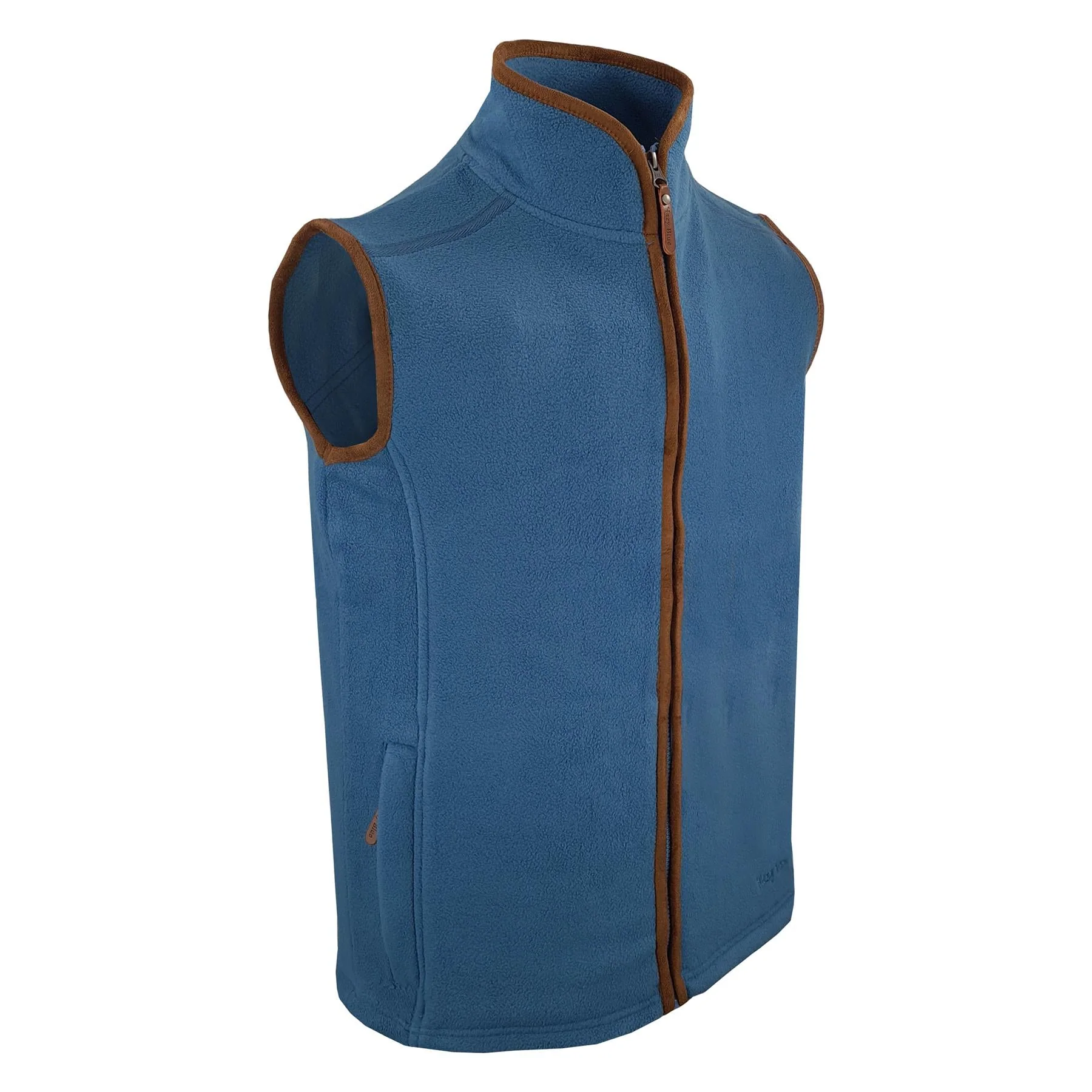 Hazy Blue Mens Fleece Waistcoat Gilet Bodywarmer - Bentley - Image 17