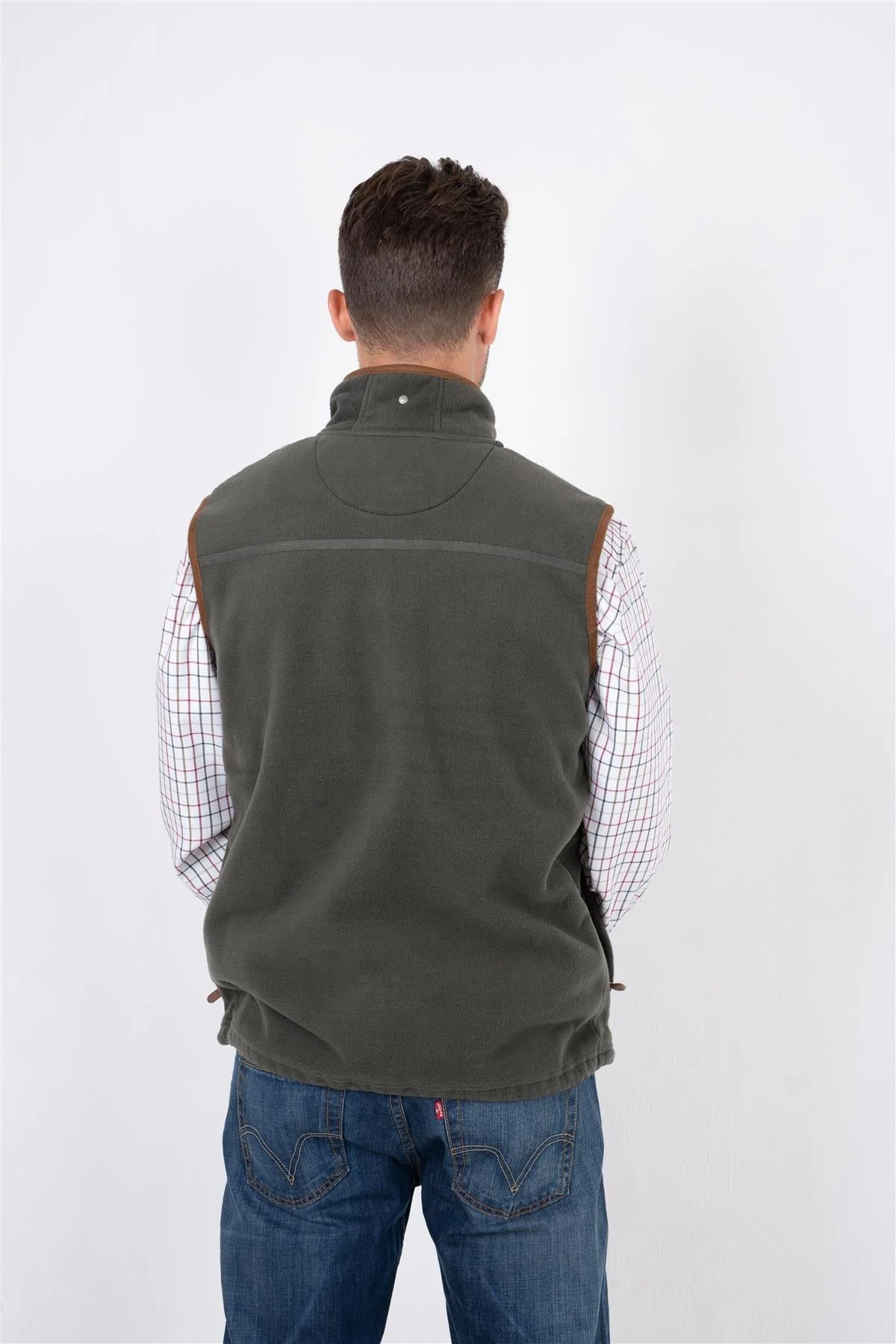 Hazy Blue Mens Fleece Waistcoat Gilet Bodywarmer - Bentley - Image 22