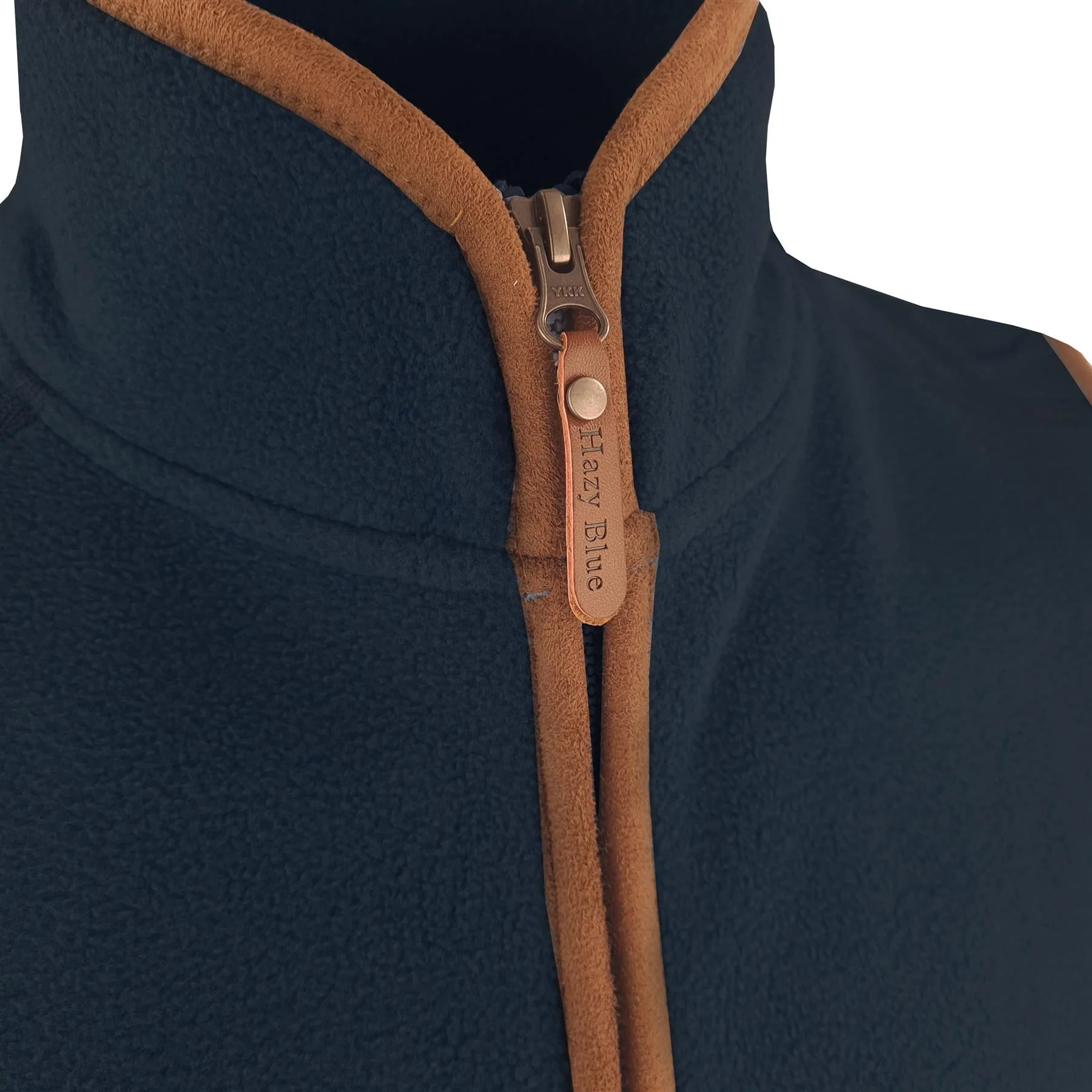 Hazy Blue Mens Fleece Waistcoat Gilet Bodywarmer - Bentley - Image 5