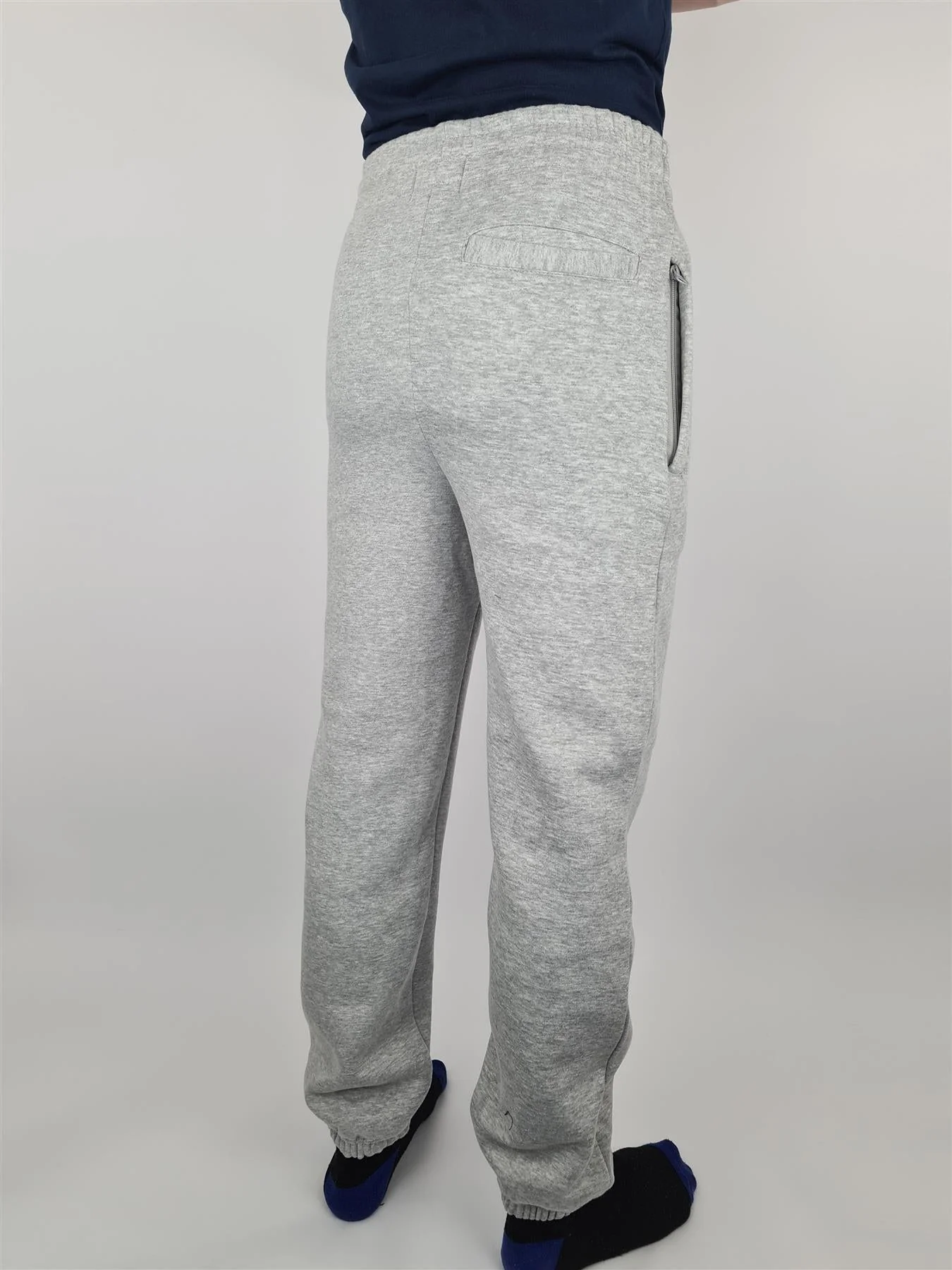 Hazy Blue Bolt Mens Joggers Tracksuit Bottoms Zip Pockets - Image 9