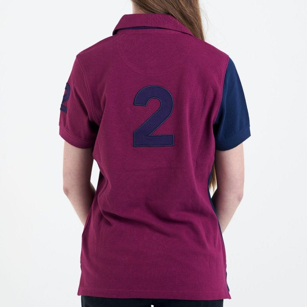 Hazy Blue Womens Short Sleeve Polo Shirt - Chloe II - Image 10