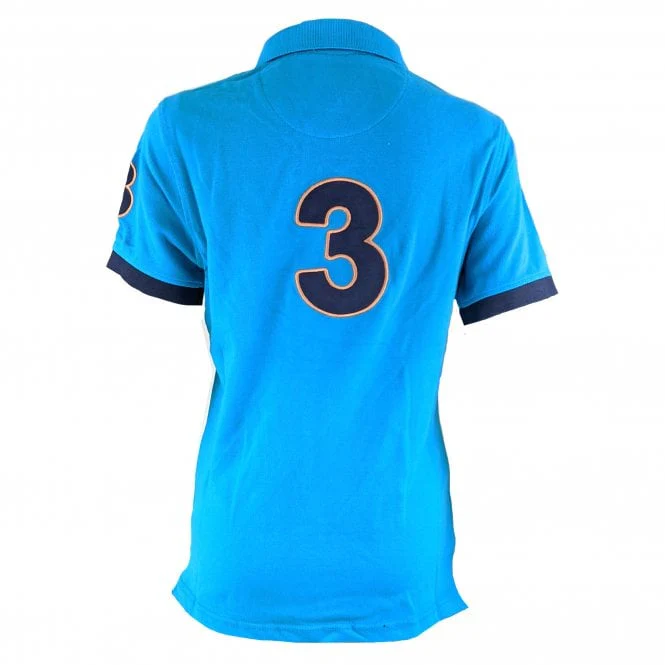 Hazy Blue Womens Short Sleeve Polo Shirt - Carly II - Image 11