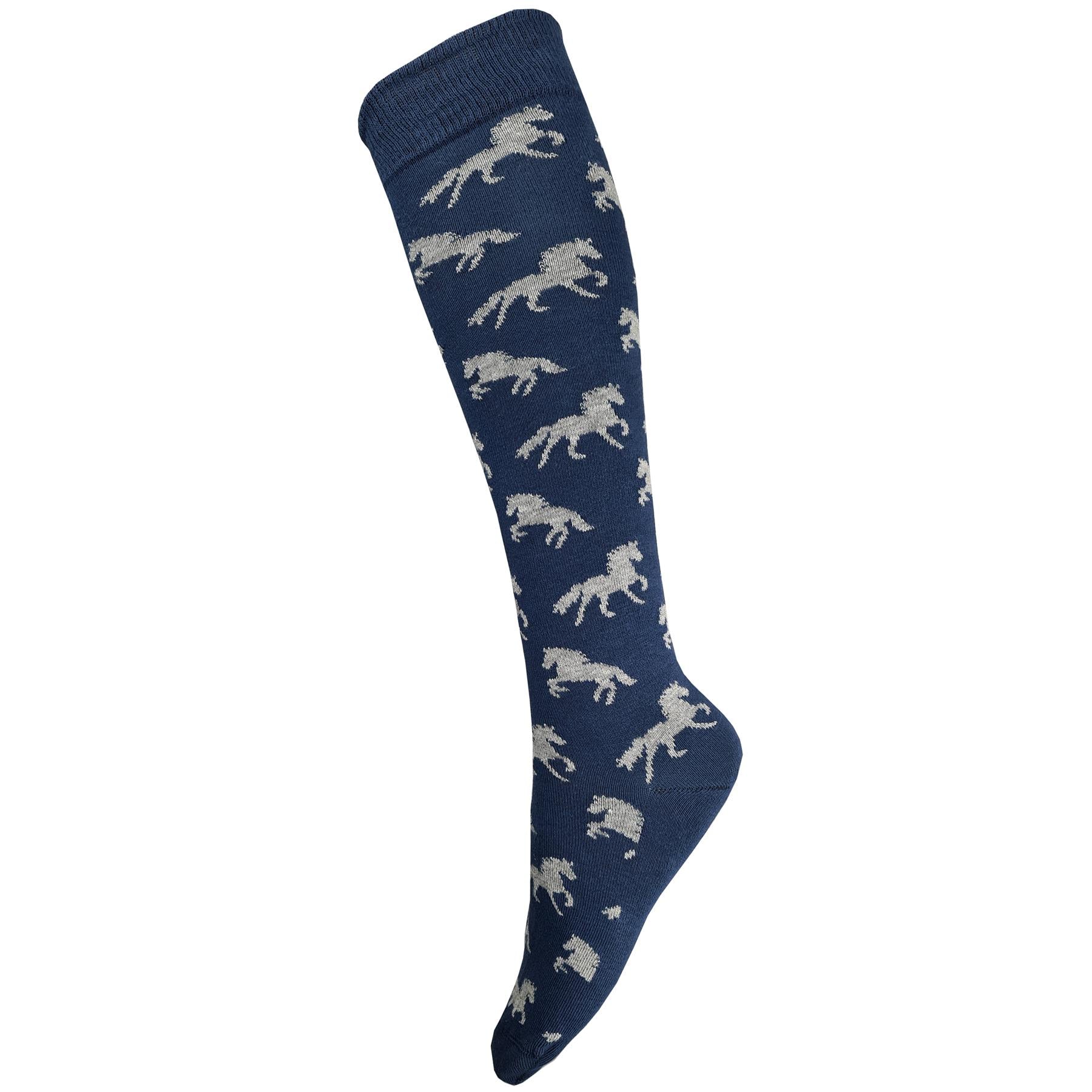 Hazy Blue Charlotte Riding Socks Multiple Colours - Image 7