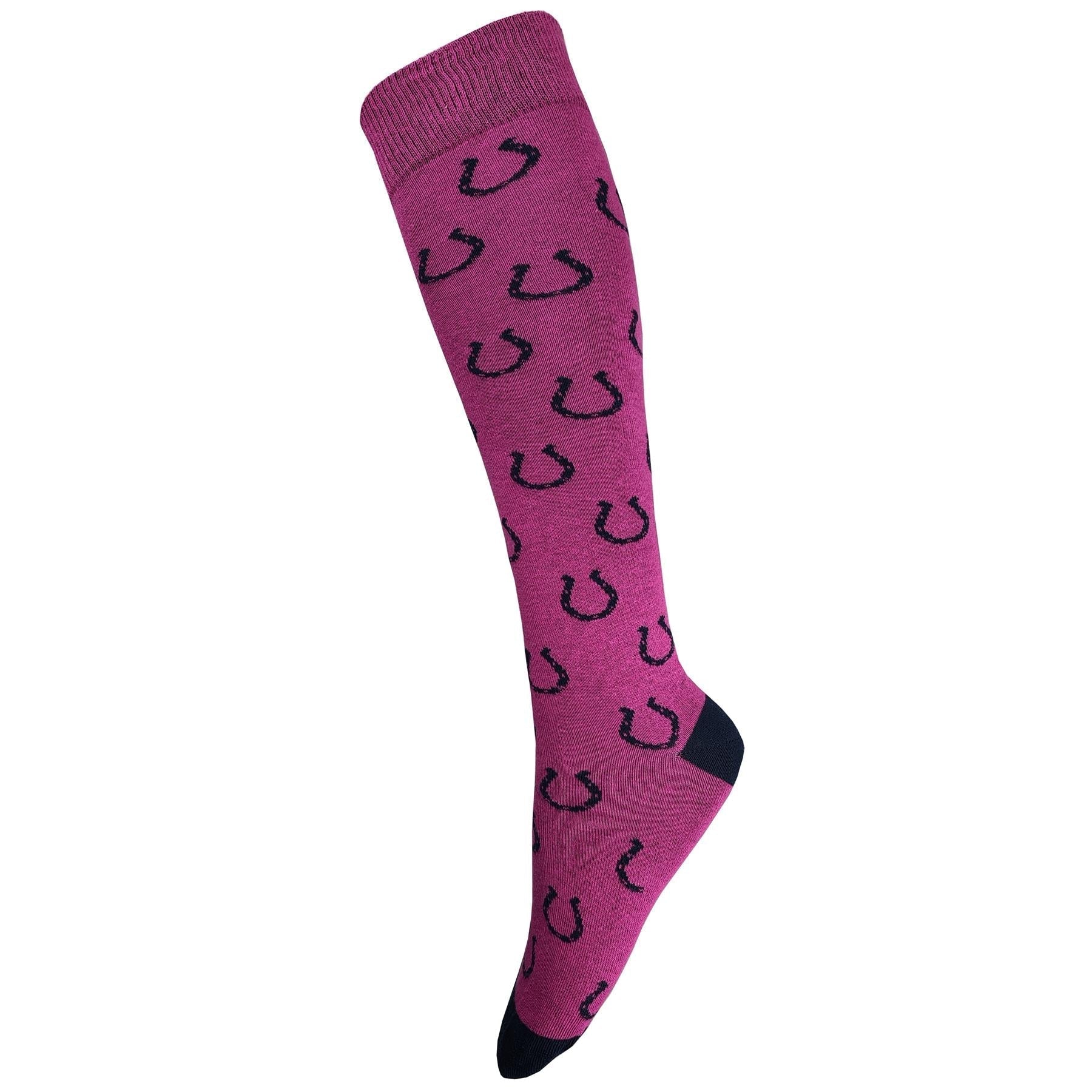 Hazy Blue Charlotte Riding Socks Multiple Colours - Image 9