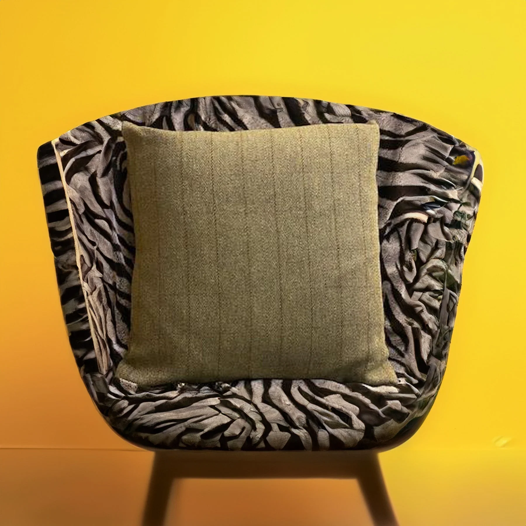 Hazy Blue Country Tweed Patterned Cushion Covers - Image 2