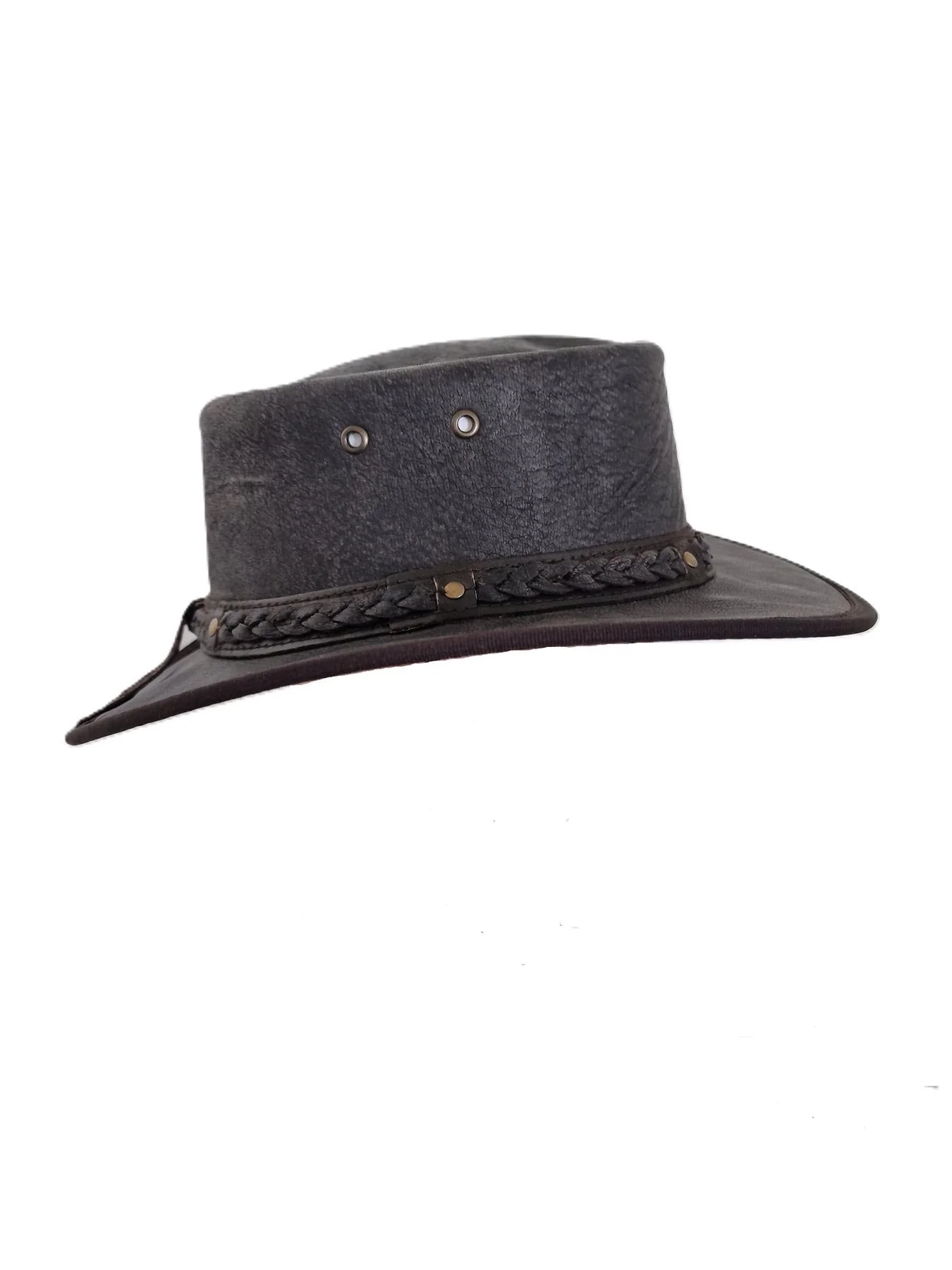 Hazy Blue Crushable Darwin Australian Style Hat - Image 5