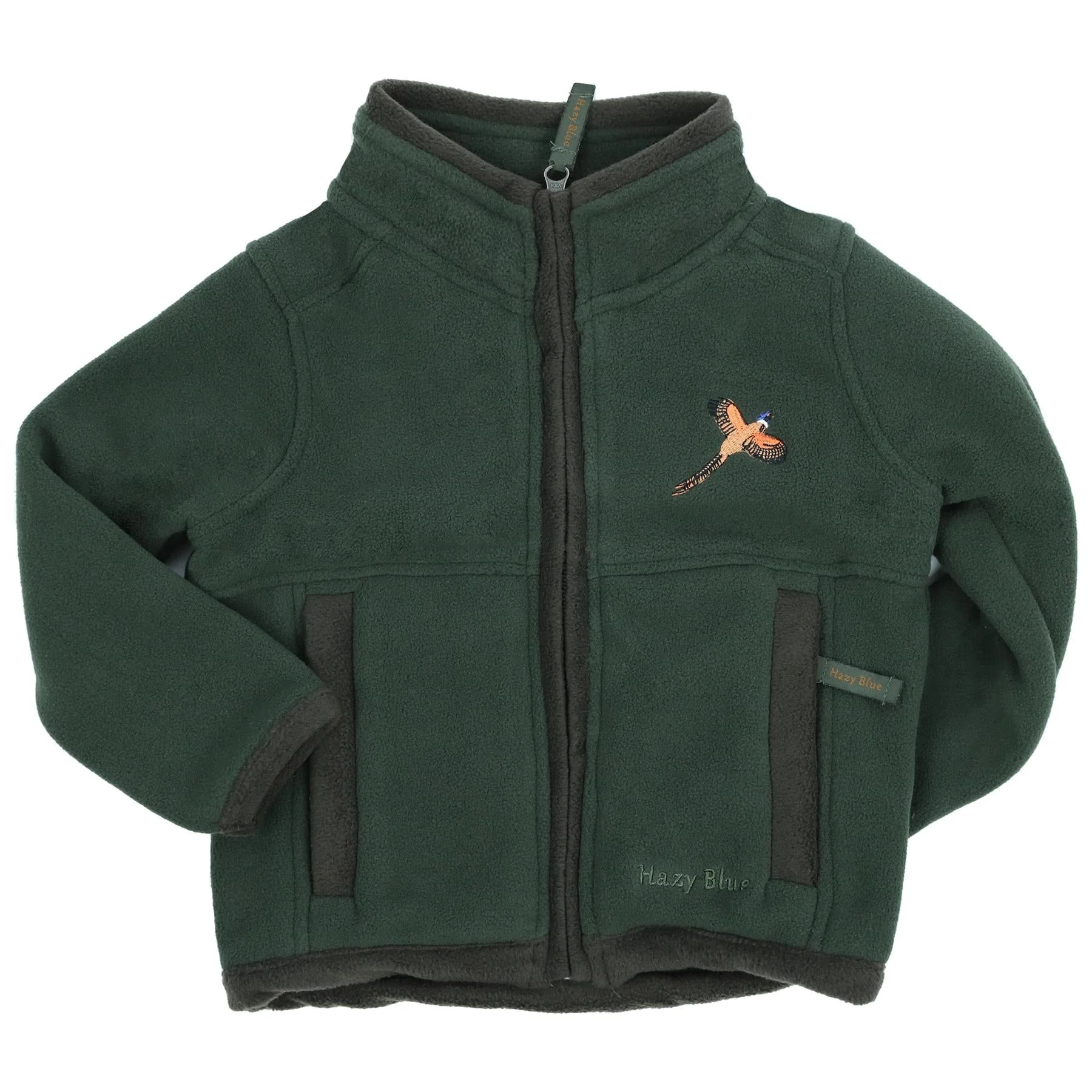 Hazy Blue Denver Childrens Full Zip Fleece Jacket - Image 6