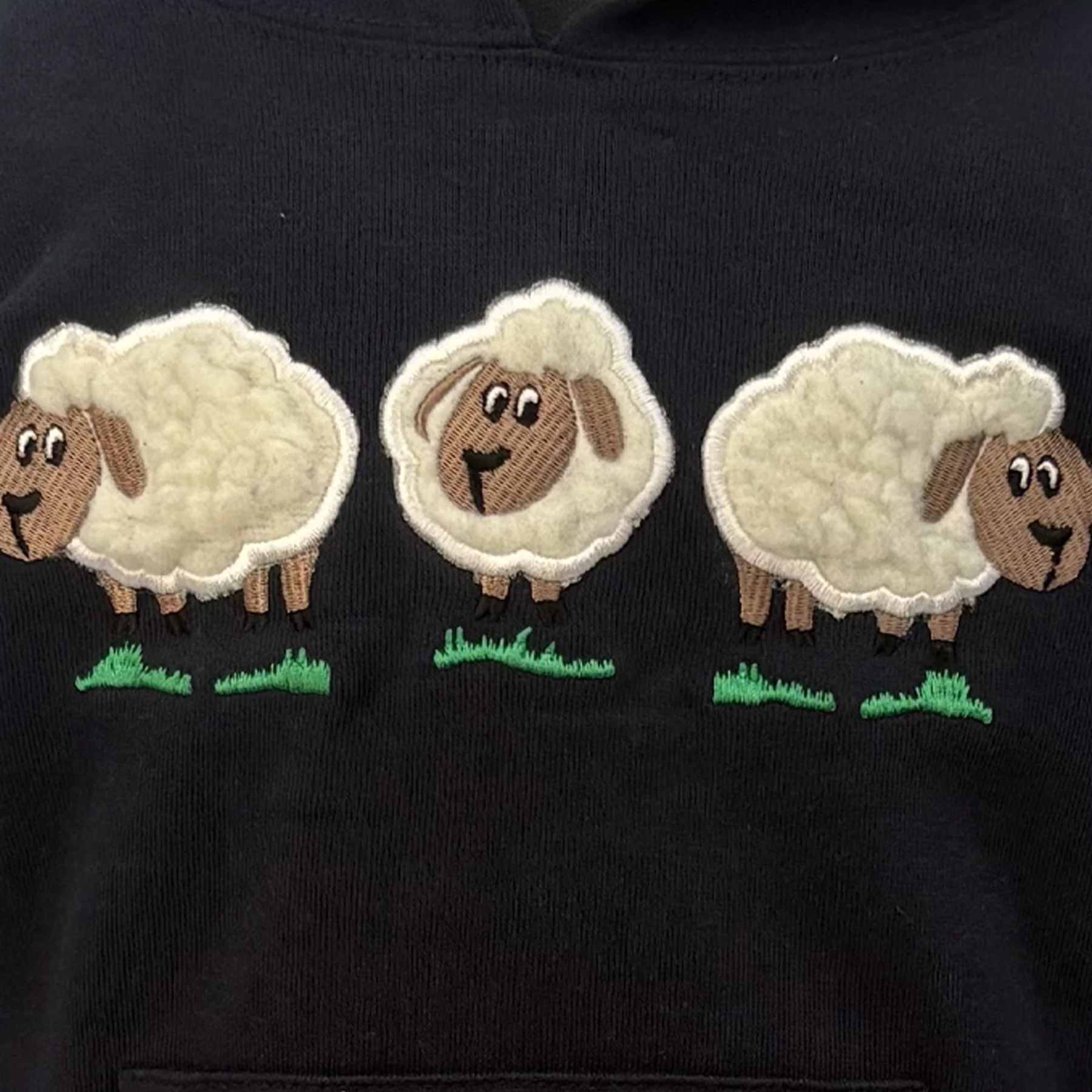 Hazy Blue Dolly Kids' Sheep Hoodie - Adorable Farm Animals - Image 3