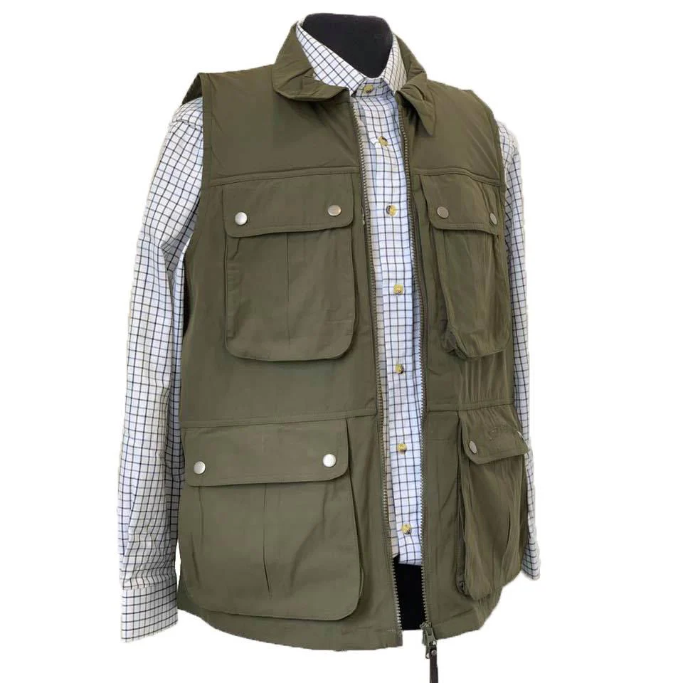 Hazy Blue Explorer Mens Bodywarmer Travel Waistcoat 13 Pockets Fishing Gilet - Image 3
