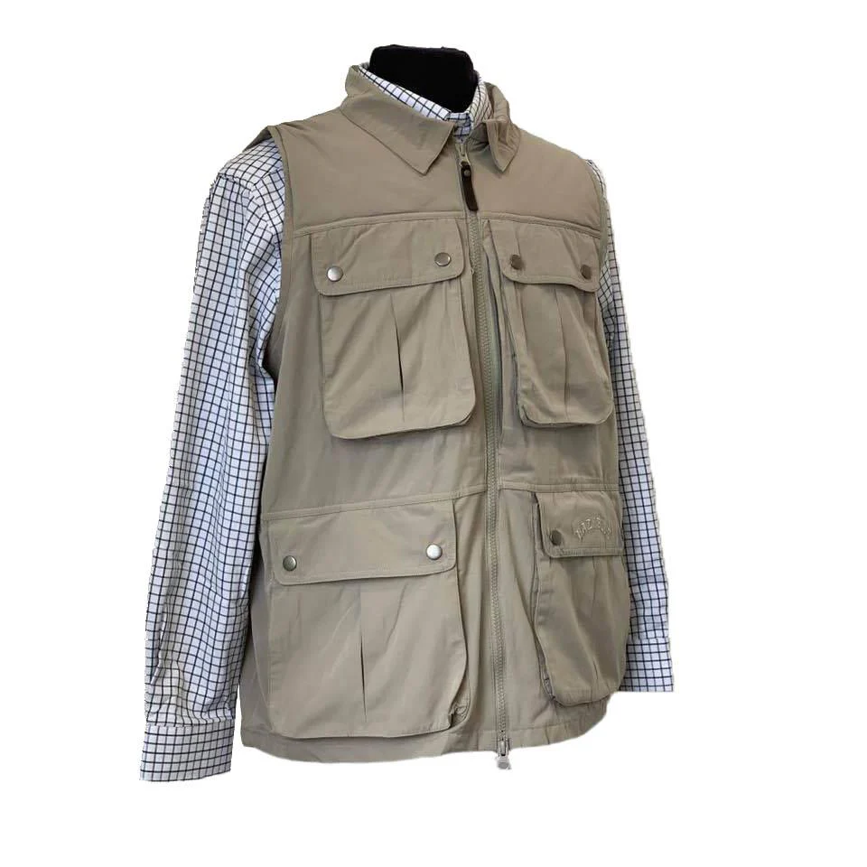 Hazy Blue Explorer Mens Bodywarmer Travel Waistcoat 13 Pockets Fishing Gilet - Image 4