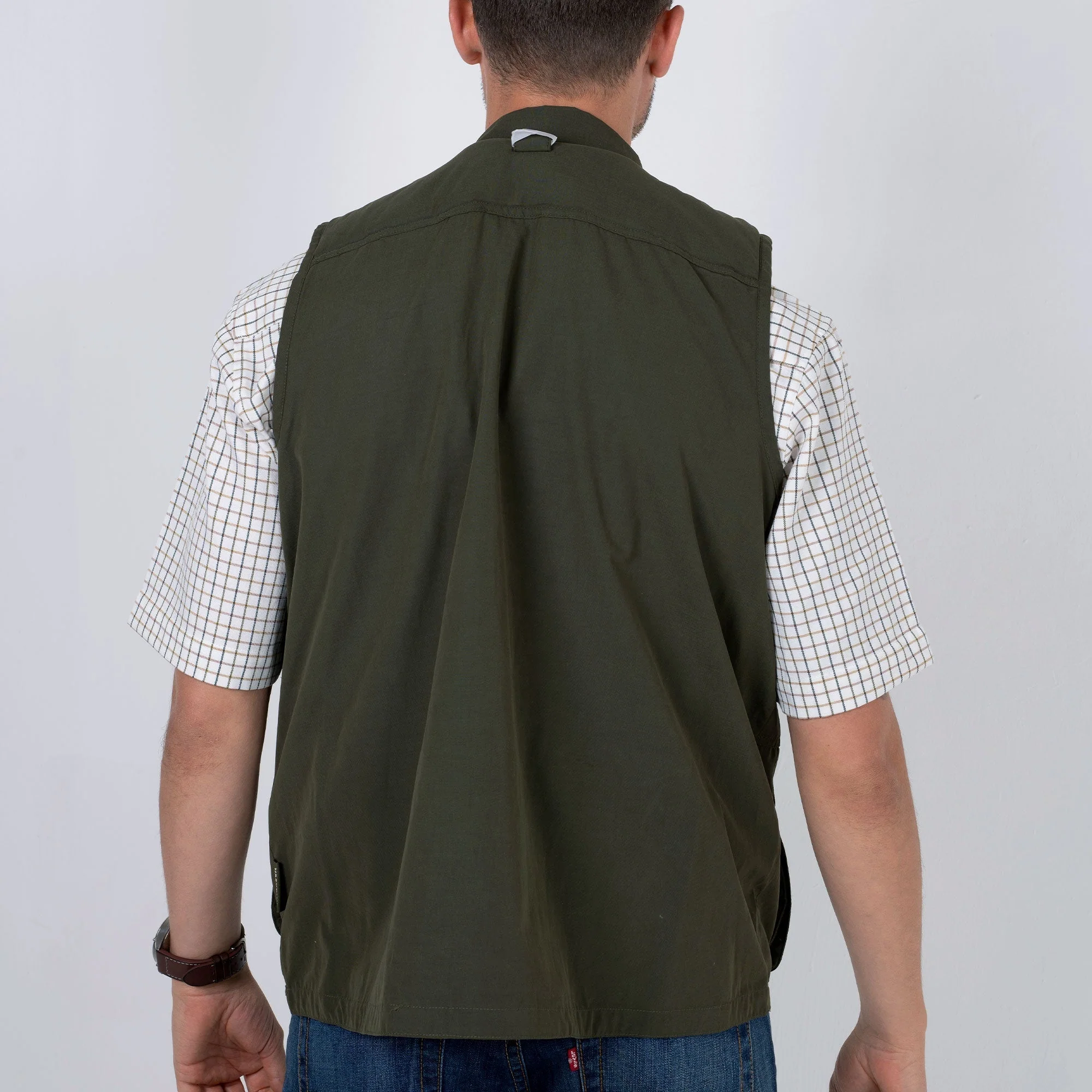 Hazy Blue Explorer Mens Bodywarmer Travel Waistcoat 13 Pockets Fishing Gilet - Image 5