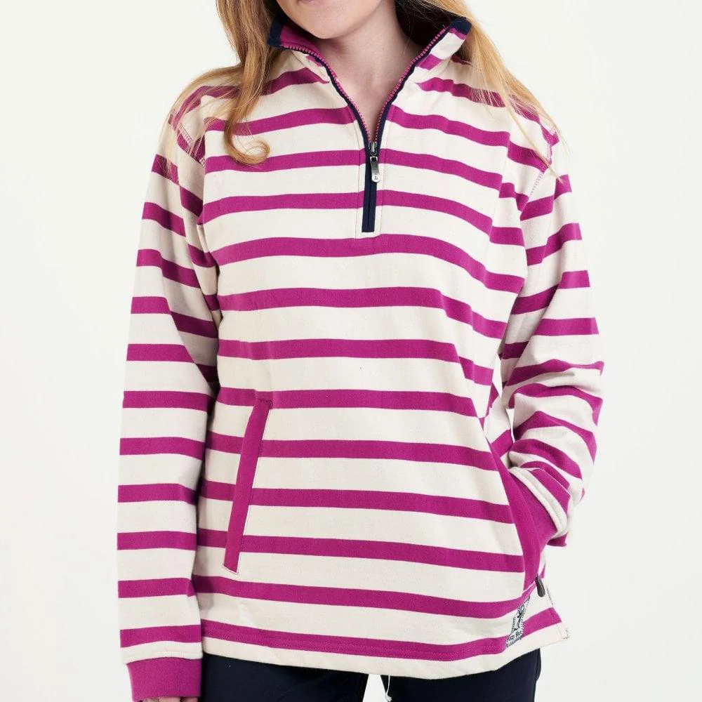 Hazy Blue Womens Pullover Sweatshirts - Amber - Image 3