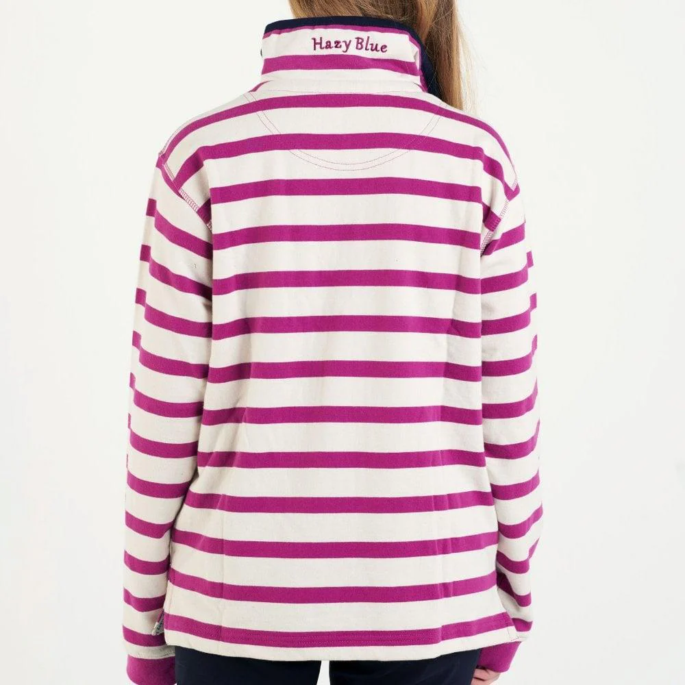 Hazy Blue Womens Pullover Sweatshirts - Amber - Image 7