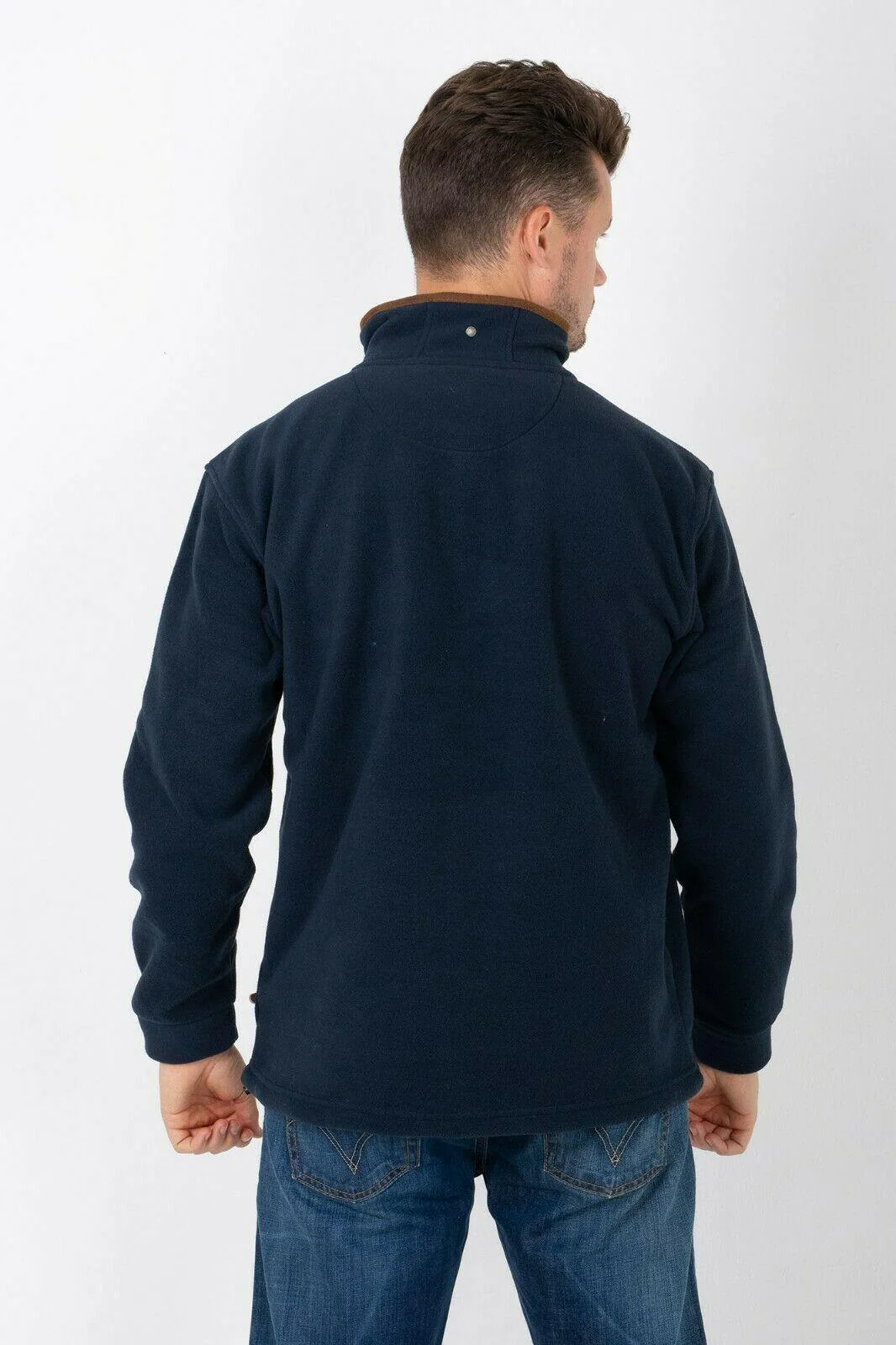 Hazy Blue HAMILTON Mens Fleece Jacket - Image 15