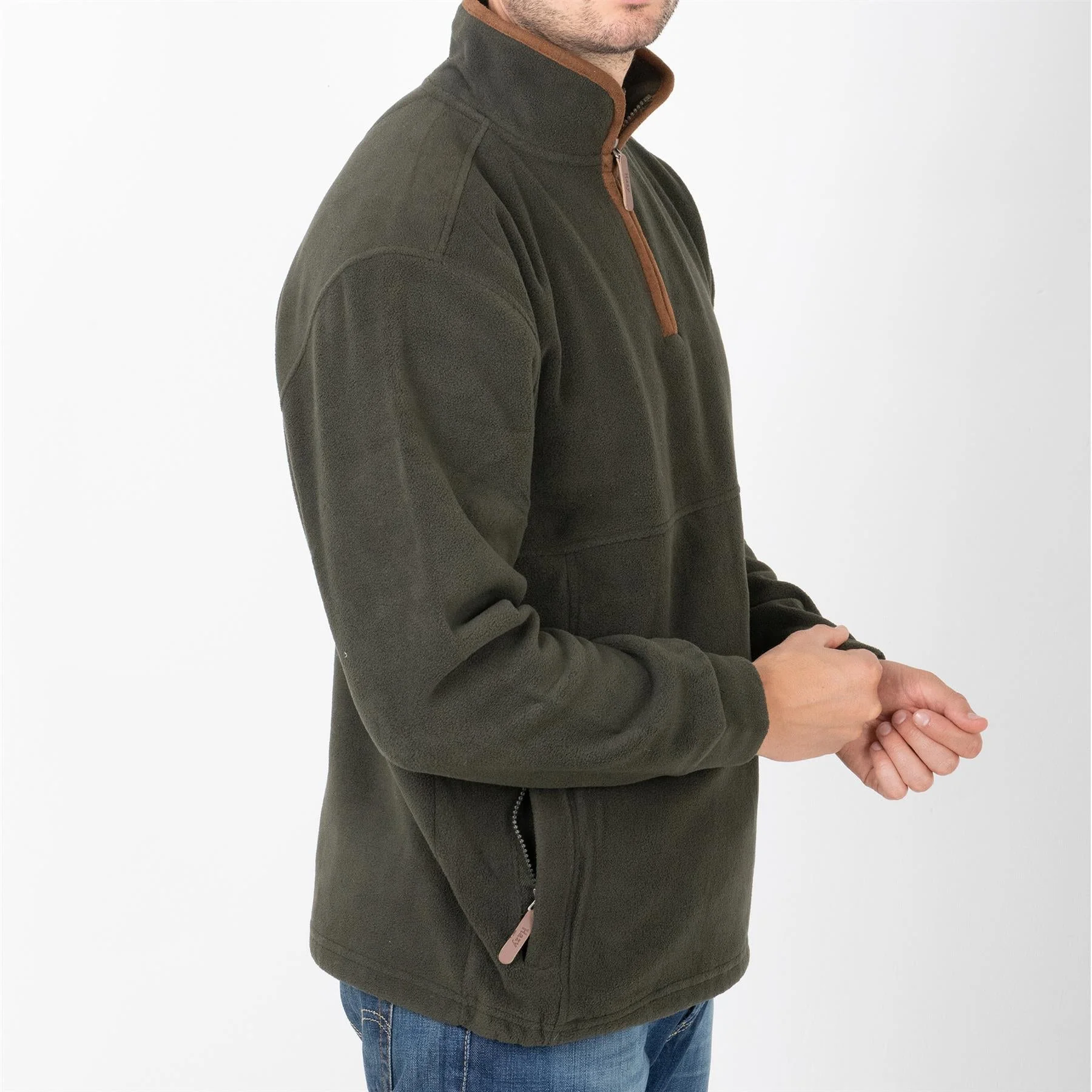 Hazy Blue HAMILTON Mens Fleece Jacket - Image 24
