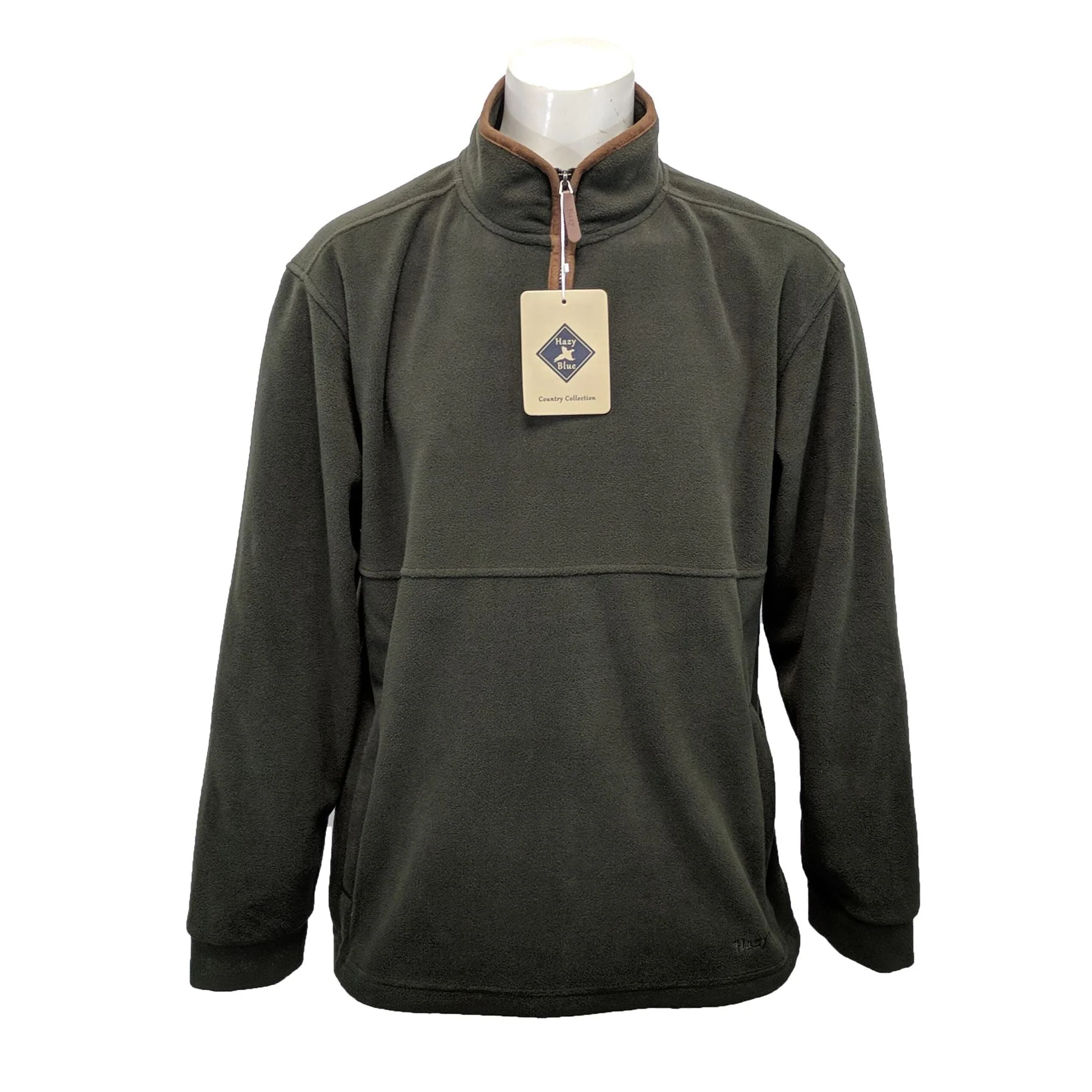 Hazy Blue HAMILTON Mens Fleece Jacket - Image 5