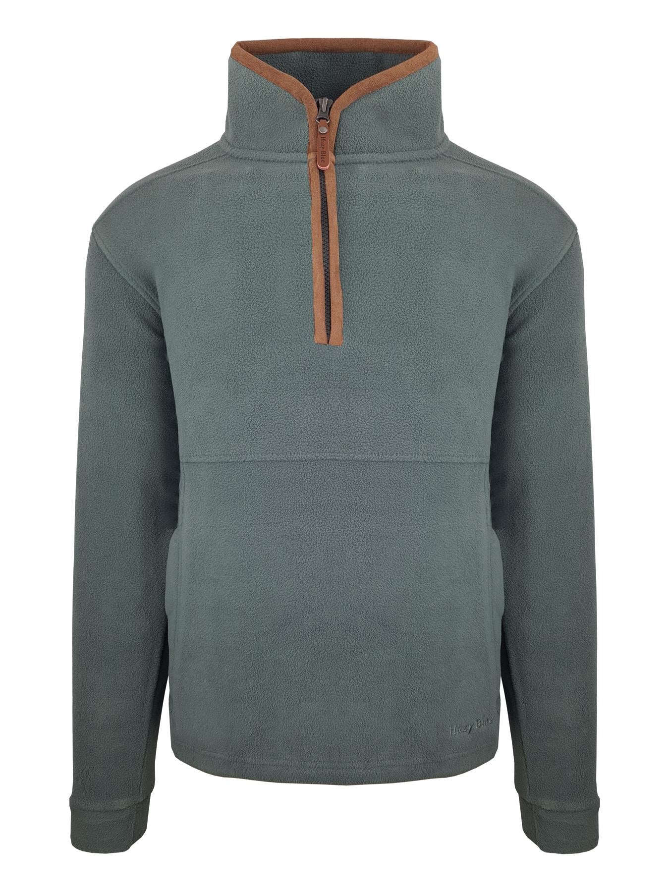 Hazy Blue HAMILTON Mens Fleece Jacket - Image 7