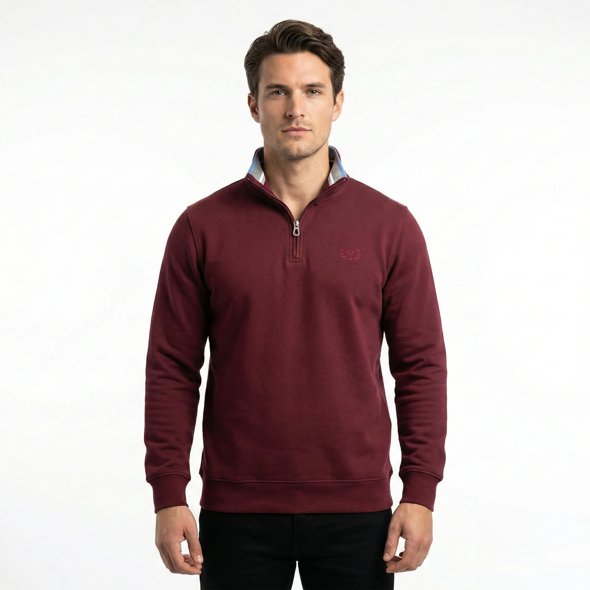 Hazy Blue Hanbury Countrywear Classic Sweatshirt - Image 3