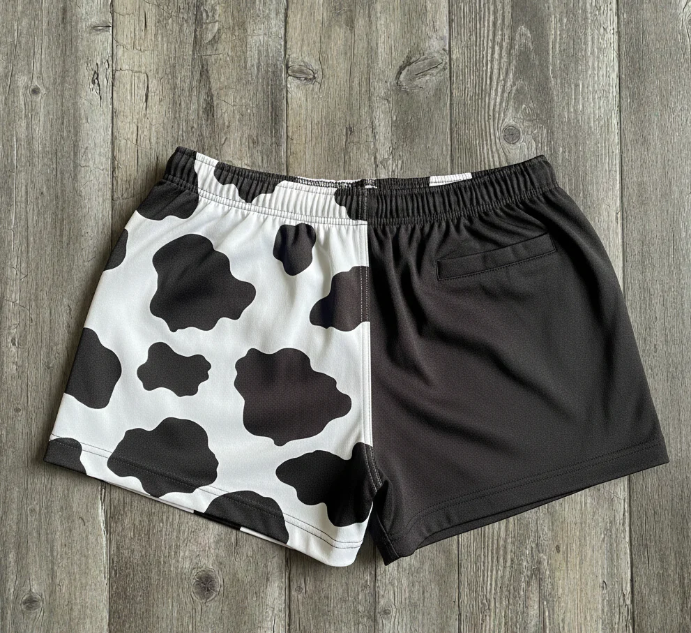 Hazy Blue Harper Colour Block Kids Shorts - Unisex - Image 20