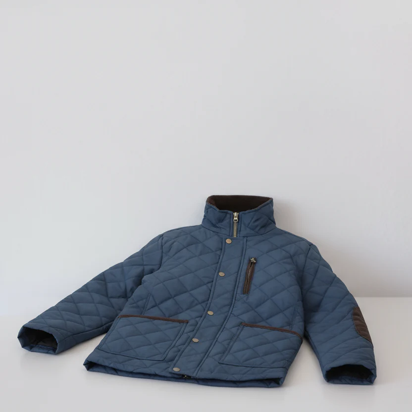 Hazy Blue Mens Hawthorne Quilted Jacket - Image 5