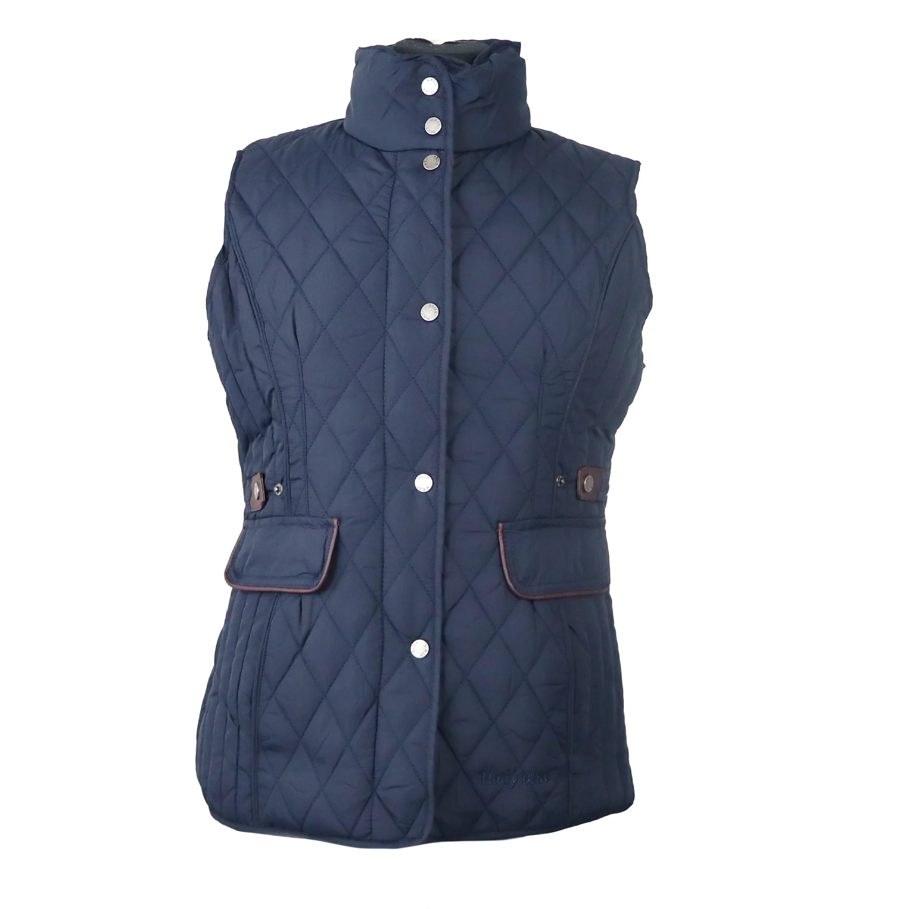 Hazy Blue Joanne Quilted Gilet - Image 3